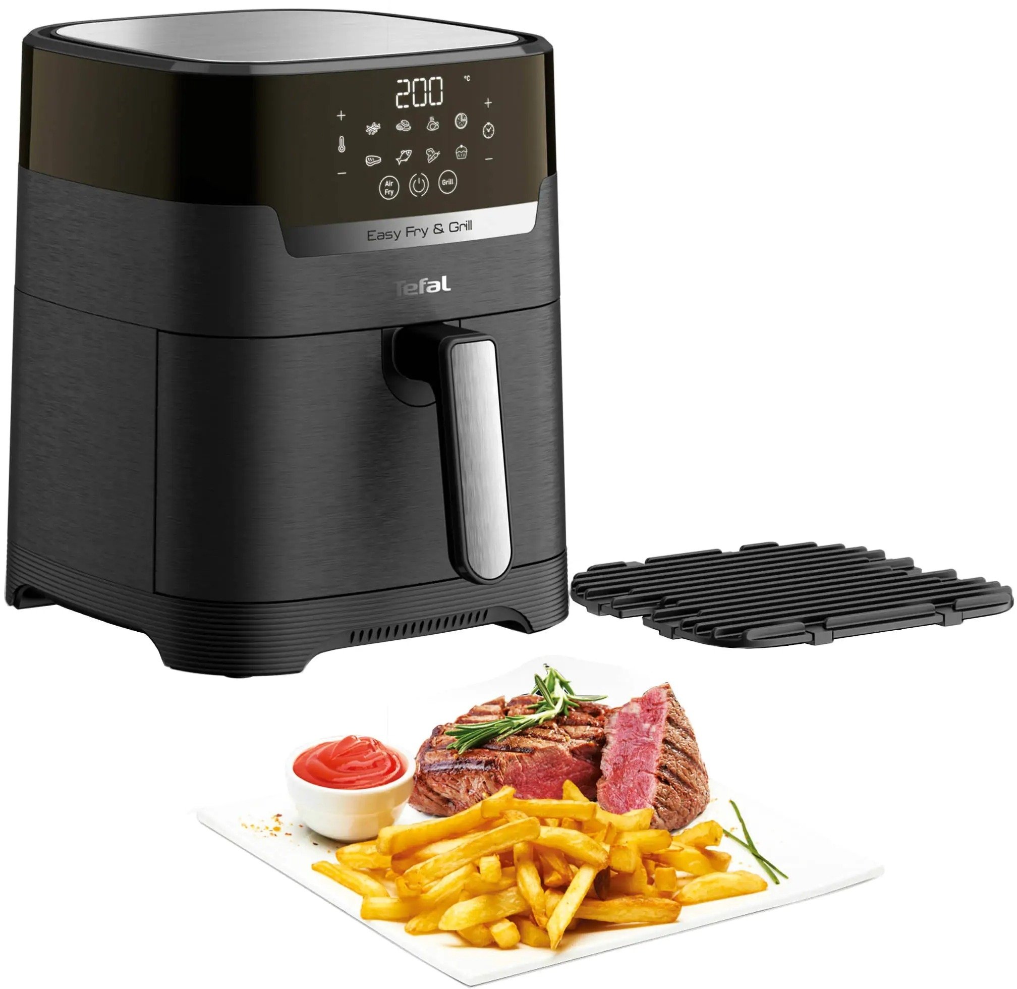 Мультипечь Tefal Easy Fry&amp;Grill Precision EY505815_SALE фото 
