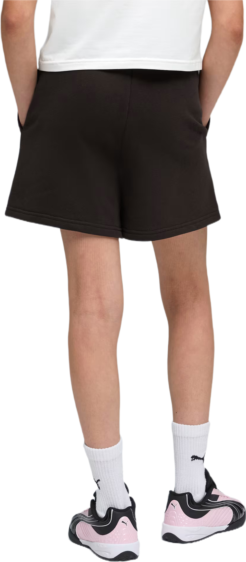 Спортивные шорты для девочек Puma Essentials Foundation 691721-01 128 черные фото 2