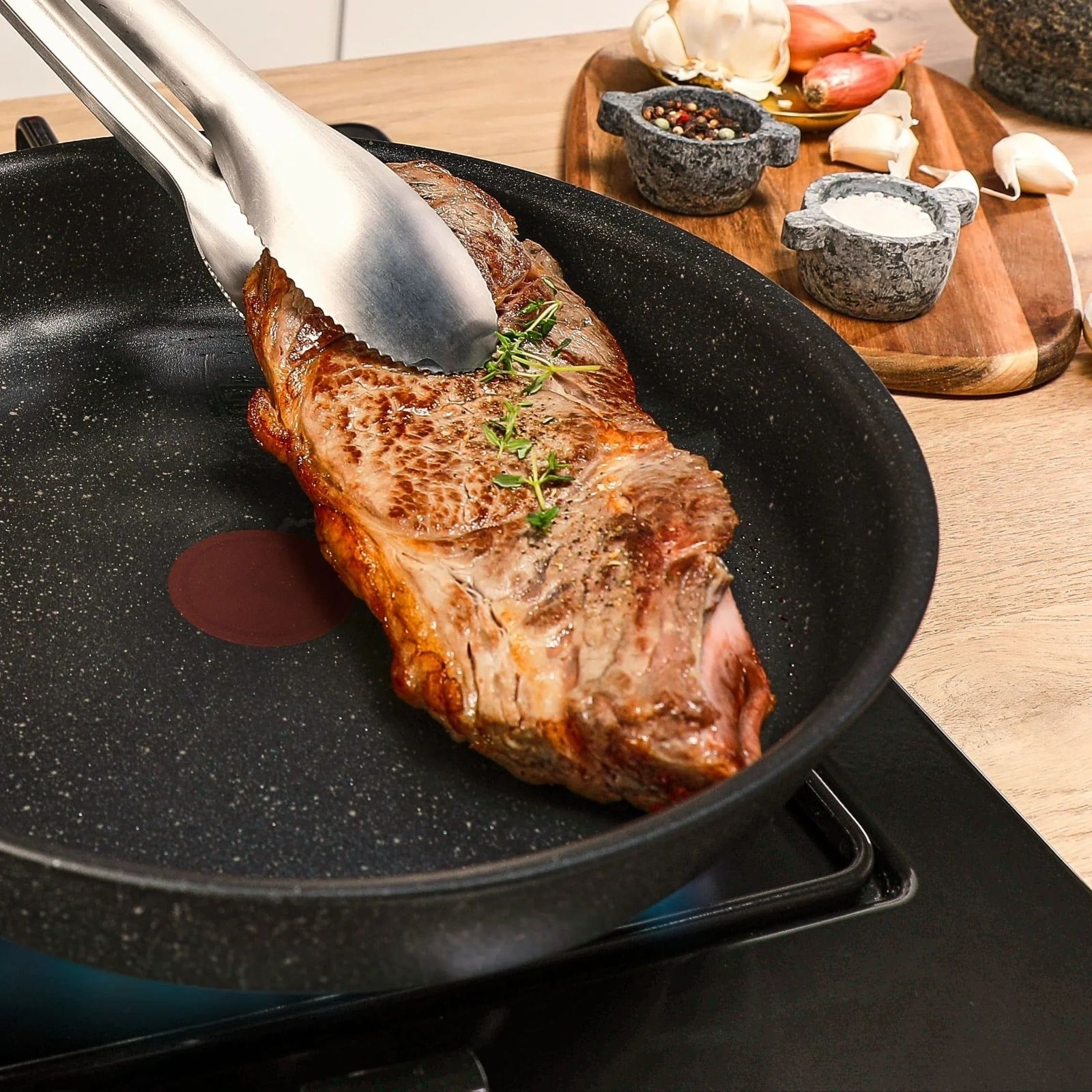 Сковорода Tefal Expertise, 24см, алюминий, бакелит, черный фото 12