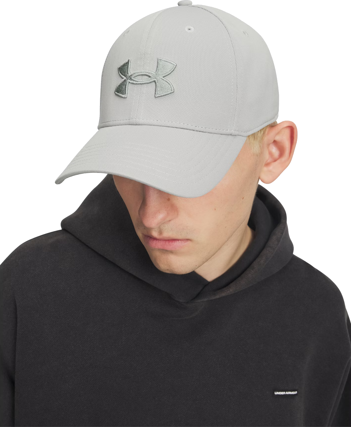 Кепка Under Armour Men's Blitzing Low STR 1376700-069 L/XL сіра фото3