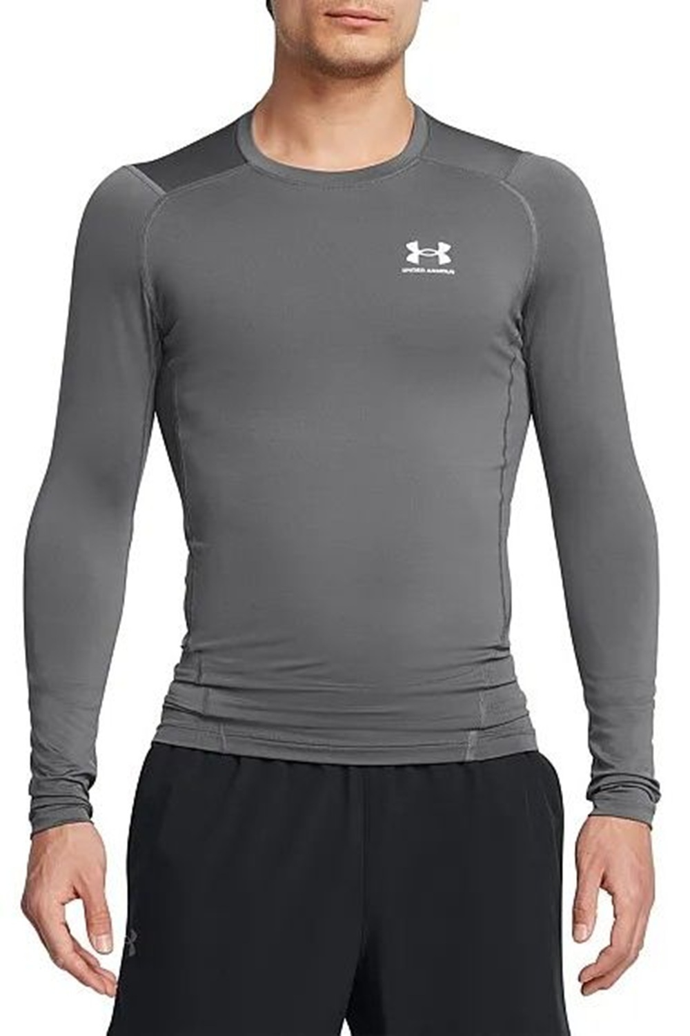 Лонгслив Under Armour HG Armour Comp LS 1361524-025 XL серый фото 