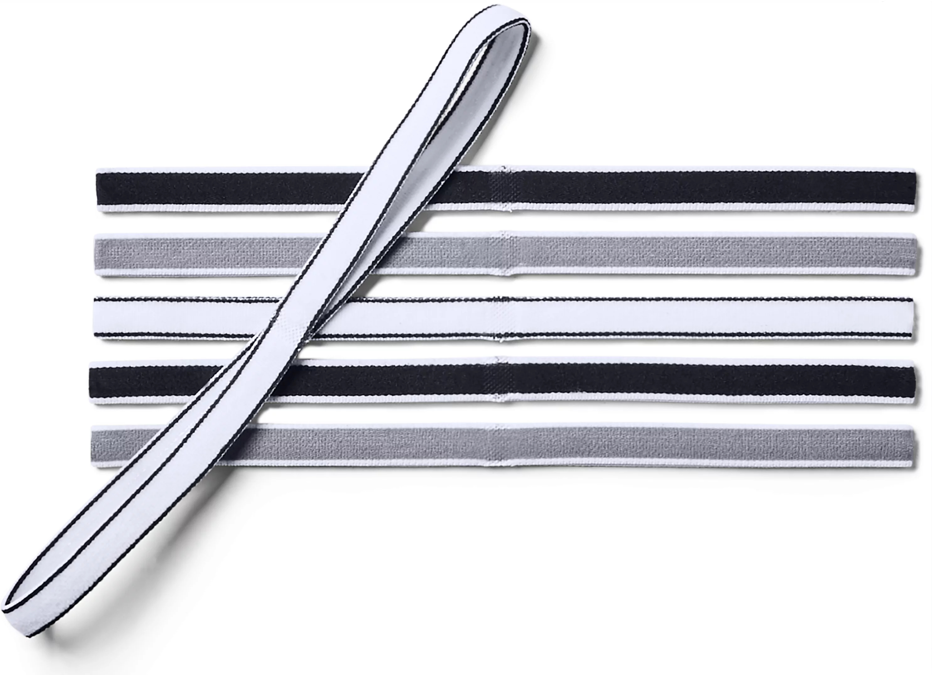 Пов'язка на голову Under Armour Mini Headbands (6pk) 1286016-005 чорно-біла фото2
