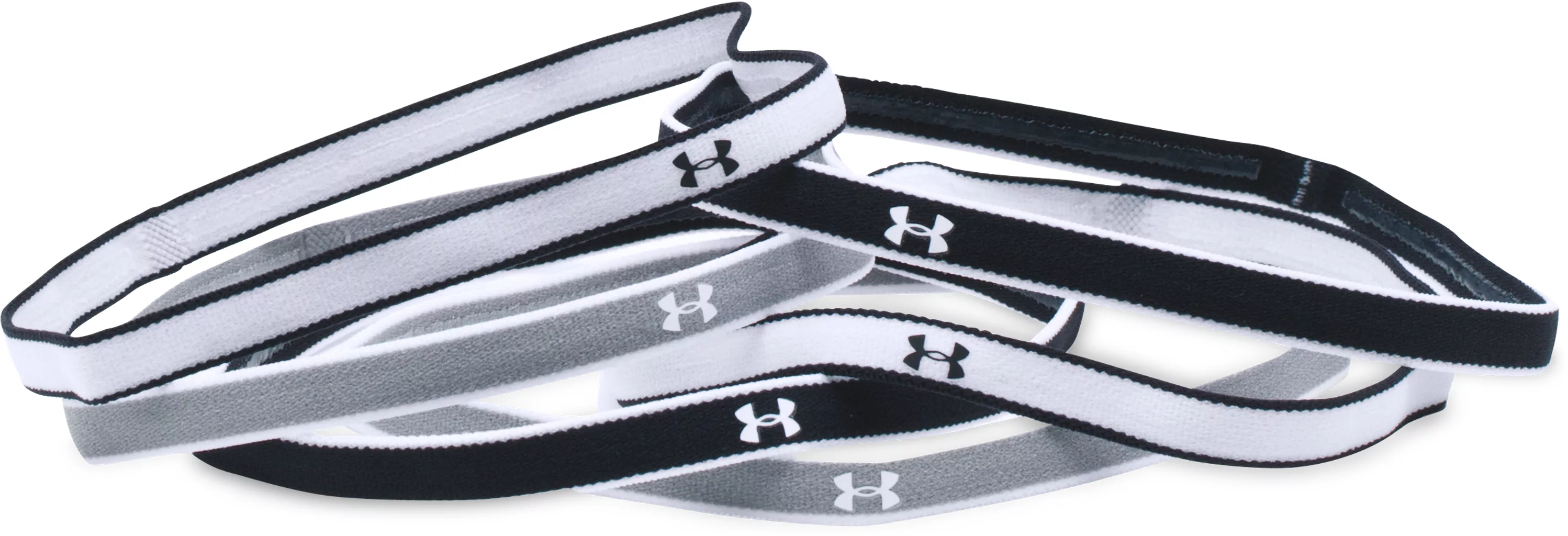 Пов'язка на голову Under Armour Mini Headbands (6pk) 1286016-005 чорно-біла фото3