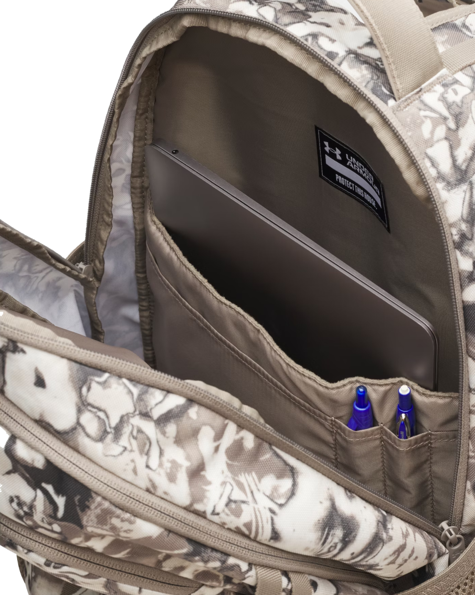 Рюкзак Under Armour Hustle 6.0 Backpack 29L 1384672-200 коричневый фото 