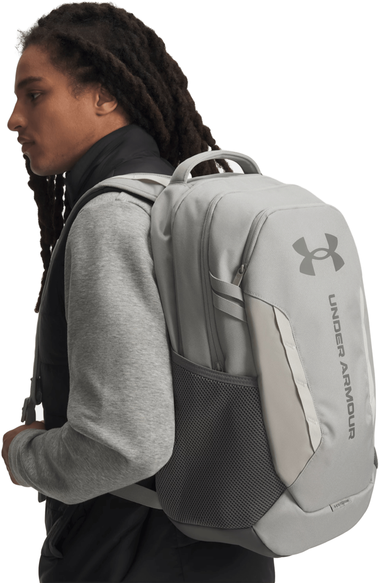 Рюкзак Under Armour Hustle 6.0 Backpack 29L 1384672-069 серый фото 