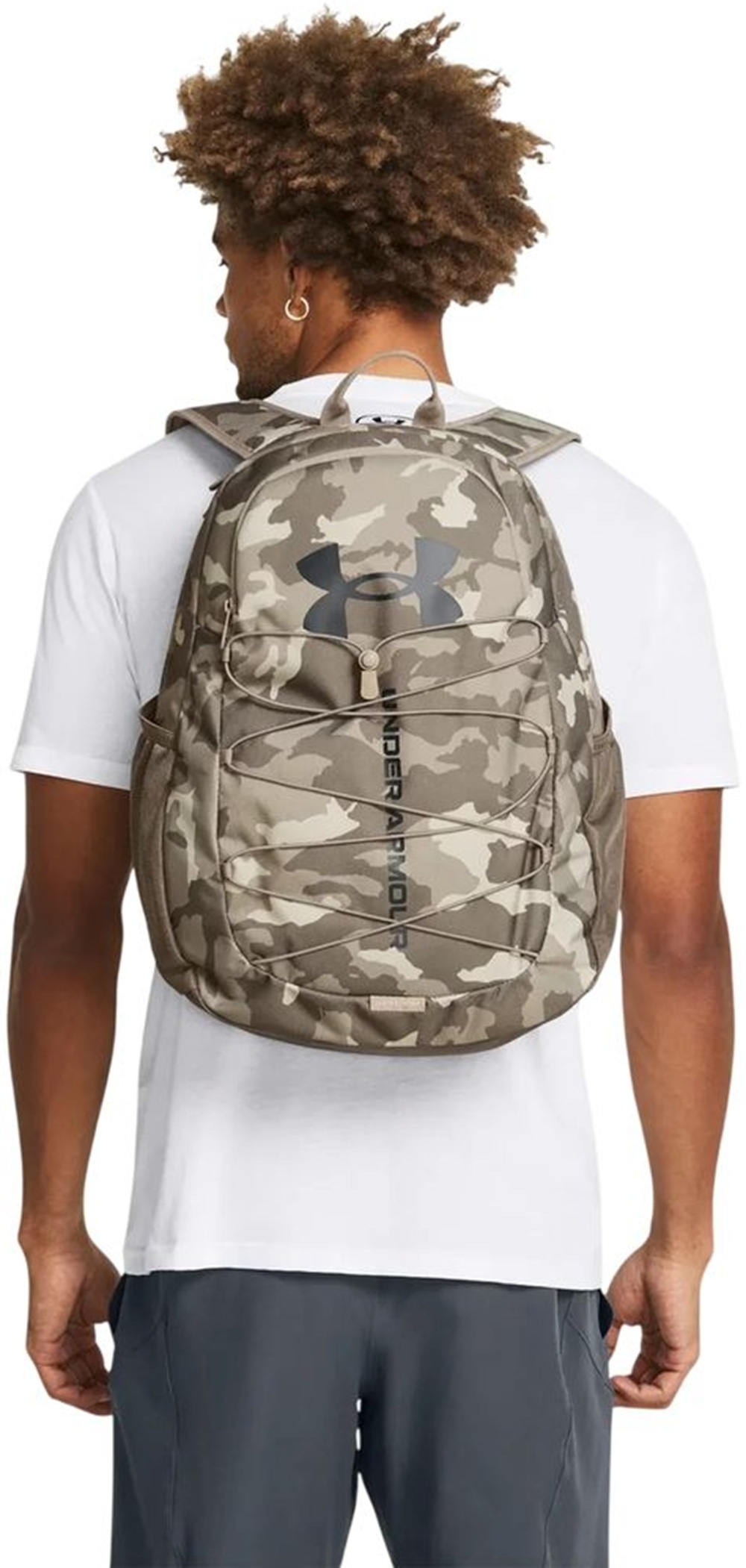 Рюкзак Under Armour Hustle Sport Backpack 26L 1364181-200 бежевый фото 