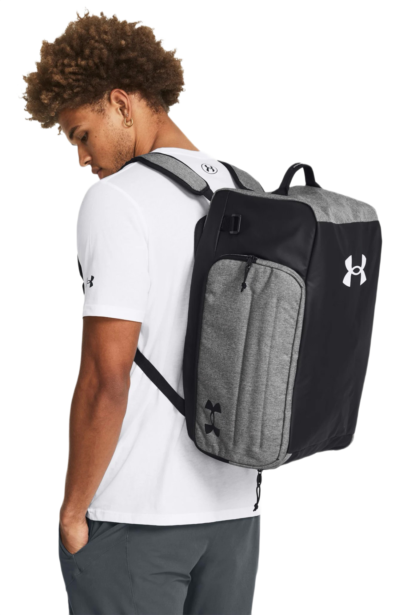 Рюкзак Under Armour Contain Duo SM BP Duffle 40L 1381920-025 серый фото 
