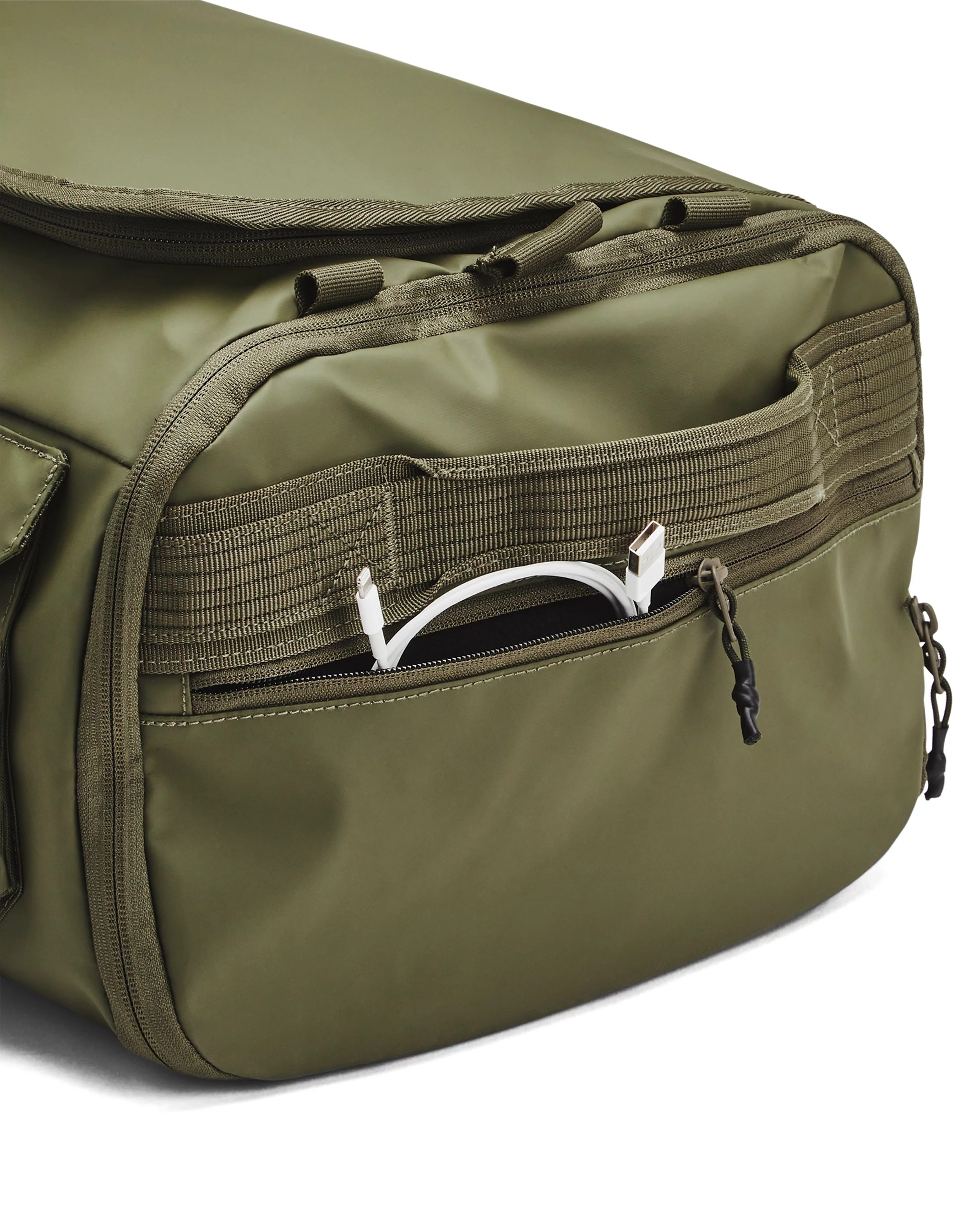 Рюкзак-сумка Under Armour Triumph Backpack Duffle 48L 1384664-390 оливковая фото 