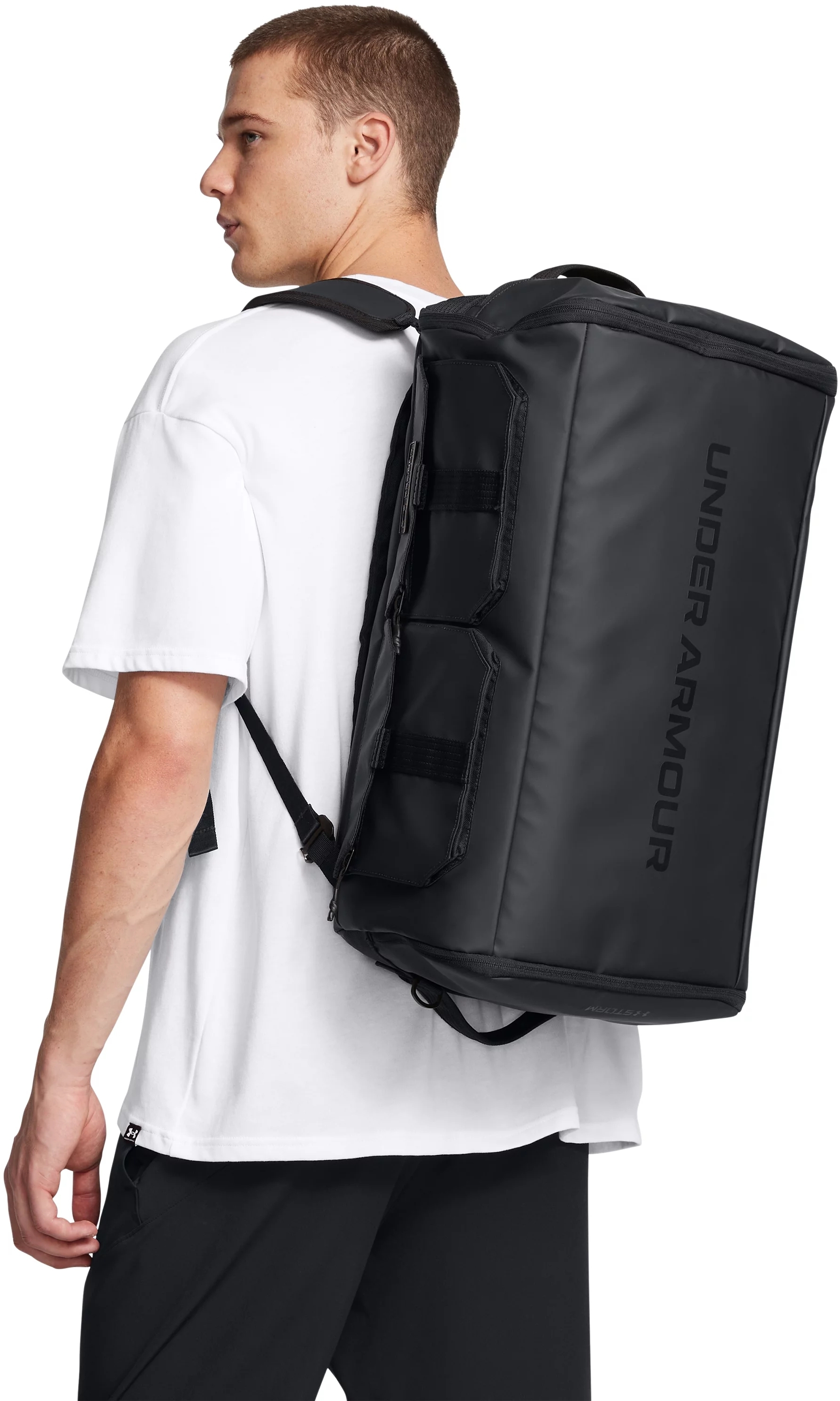 Рюкзак-сумка Under Armour Triumph Backpack Duffle 48L 1384664-001 чорнафото