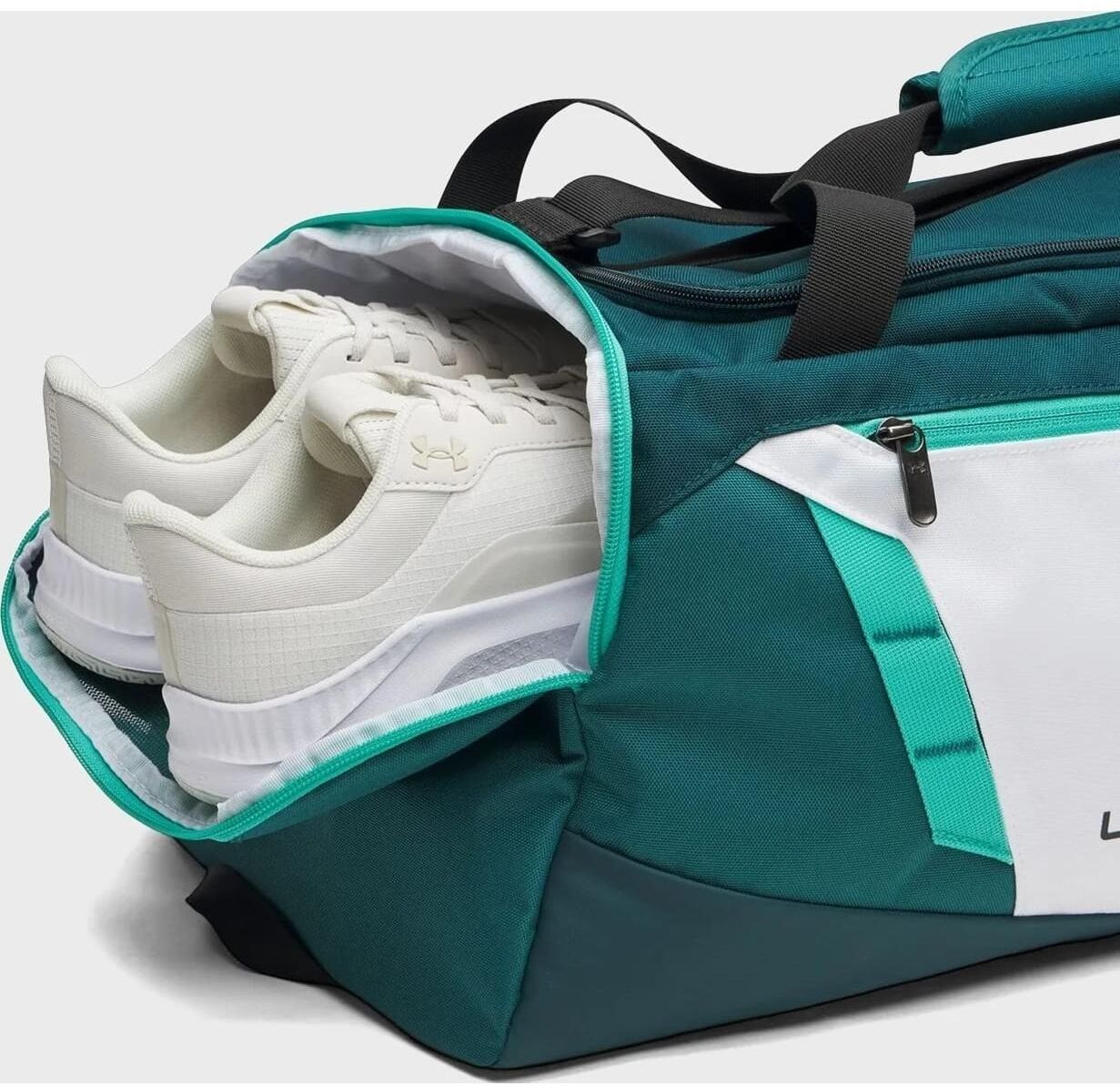 Сумка Under Armour Undeniable 5.0 Duffle SM 40L 1369222-100 зеленая/белая фото 