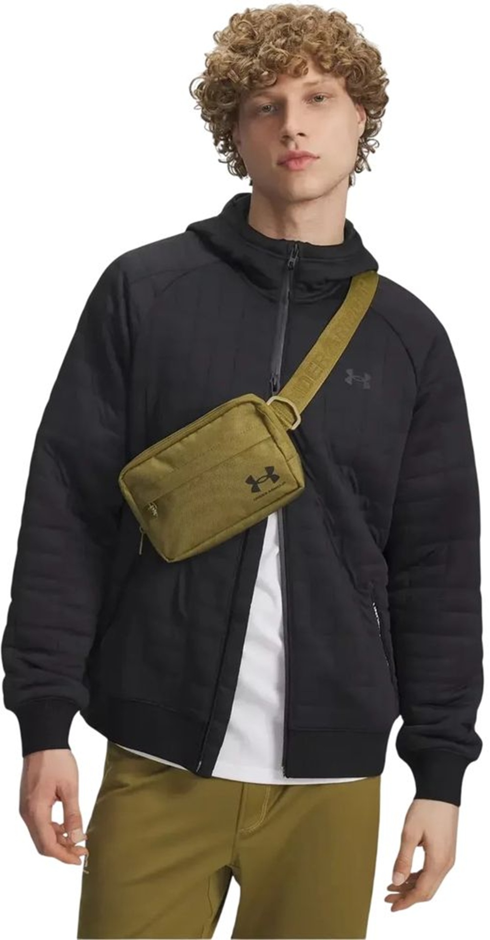 Сумка Under Armour Essential WB Xbody 2L 1378418-320 зеленая фото 