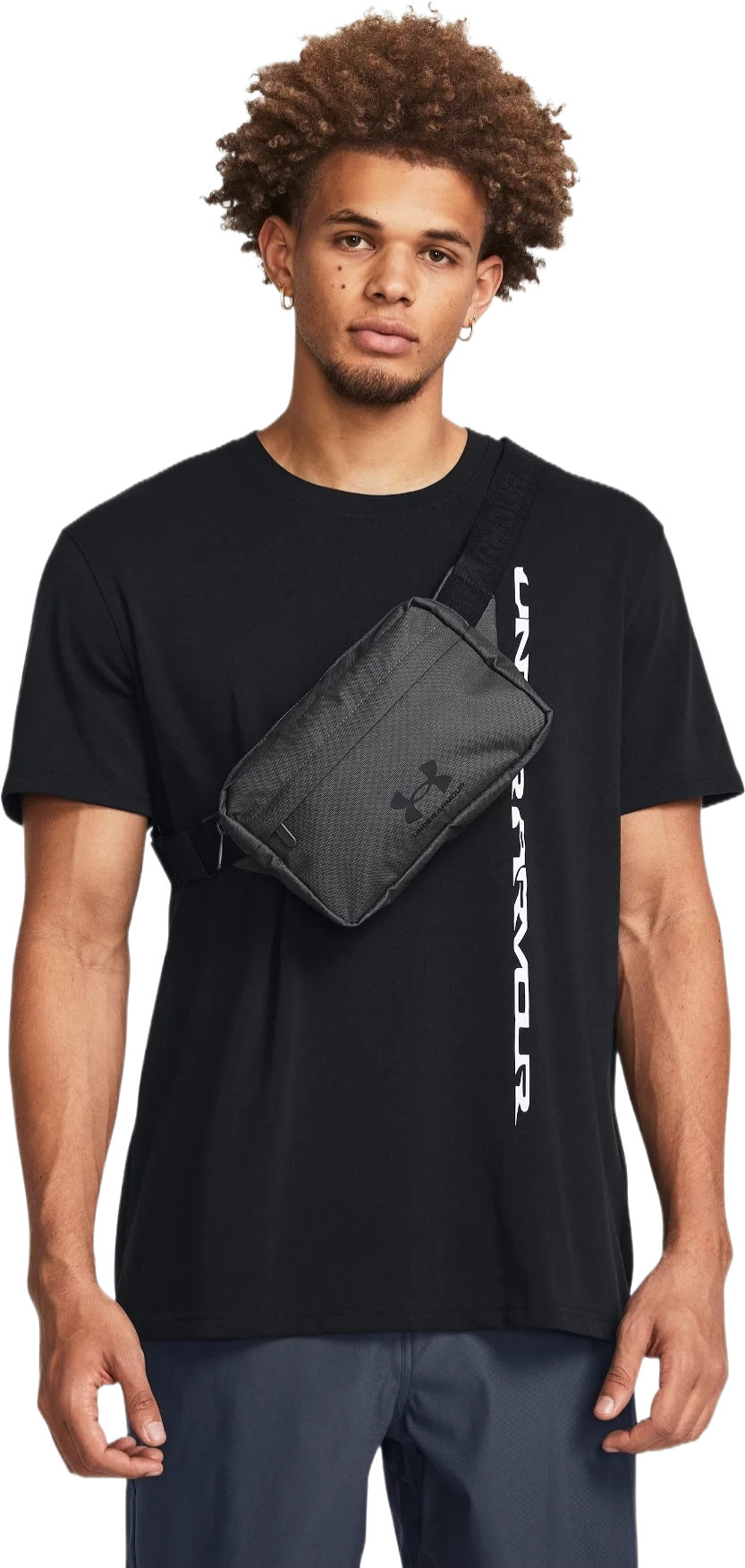 Сумка Under Armour Loudon Lite WB Xbody 2L 1381914-025 серая фото 