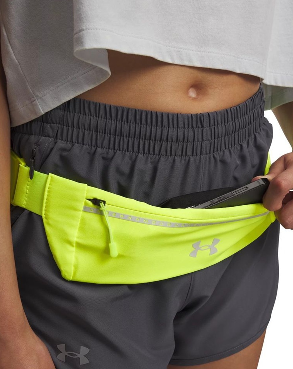 Сумка Under Armour Velociti Run Belt 1388914-731 желтая фото 