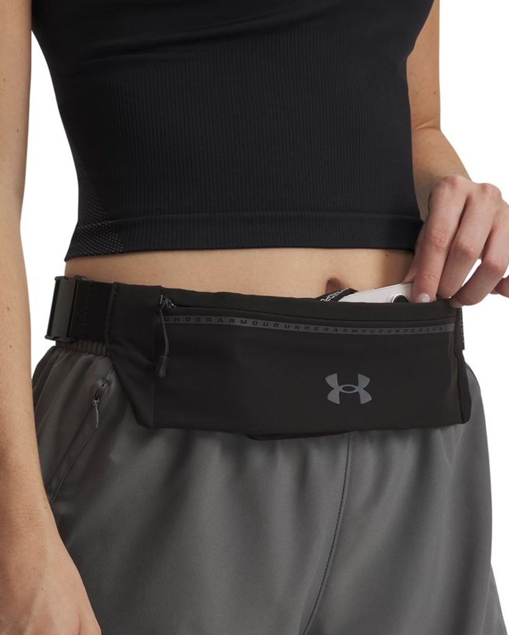 Сумка Under Armour Velociti Run Belt 1388914-003 черная фото 