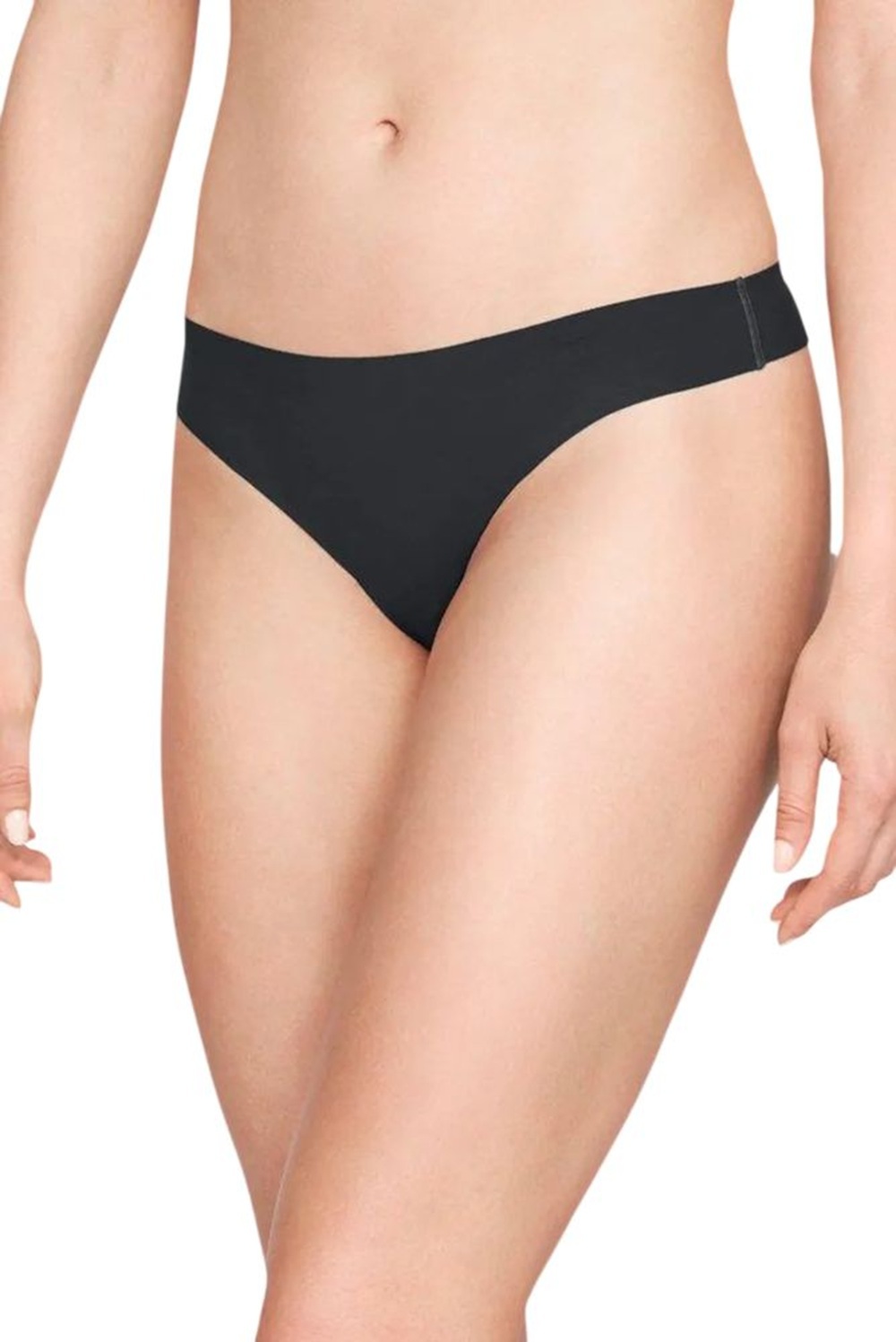 Набор трусов-стрингов Under Armour PS Thong 3Pack 1325615-001 XS 3 шт. черные фото 