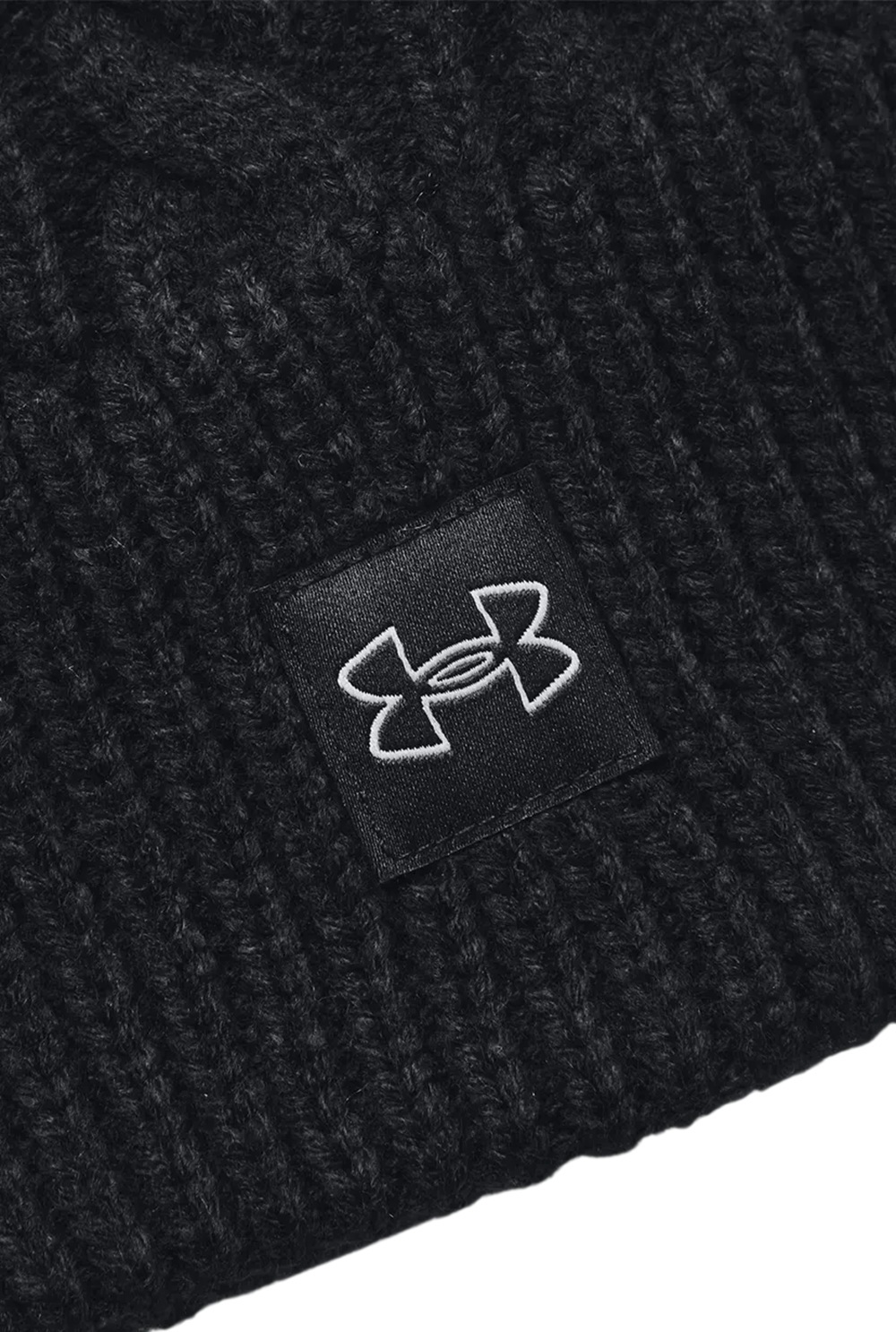 Шапка Under Armour Halftime Cable Knit Beanie 1379995-001 чорна фото2