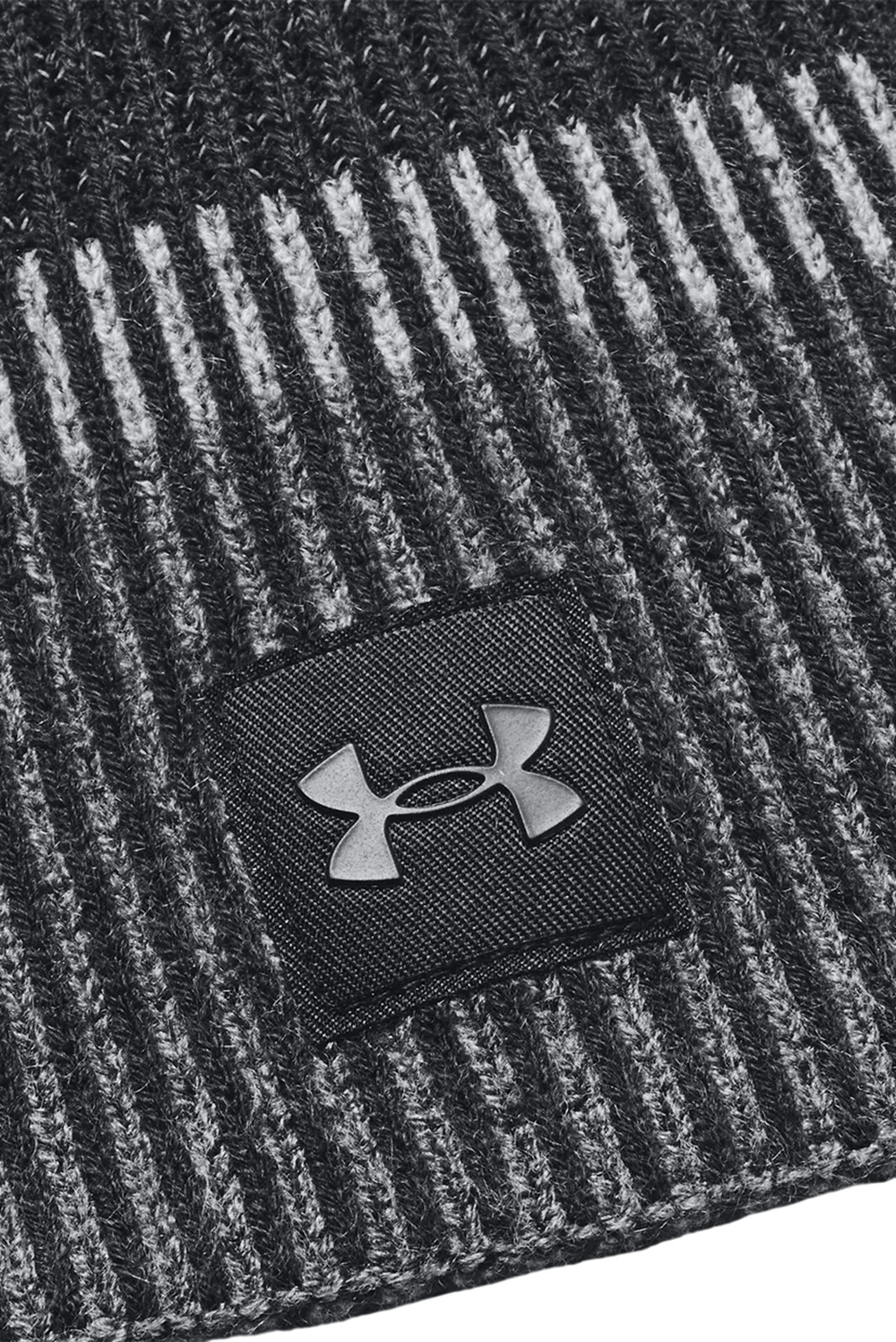 Шапка Under Armour Launch Reflective Beanie 1386648-001 темно-сіра фото2