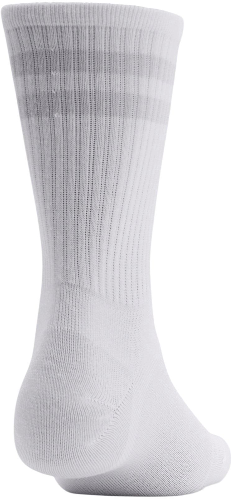 Набор носков Under Armour Essential 6pk Crew 1387058-100 L 6 шт. белые фото 3