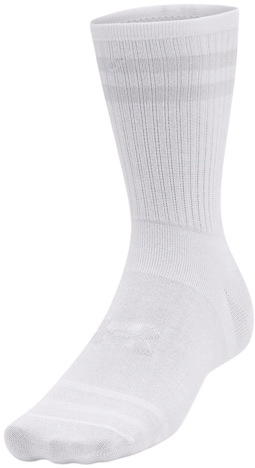 Набор носков Under Armour Essential 6pk Crew 1387058-100 L 6 шт. белые фото 2