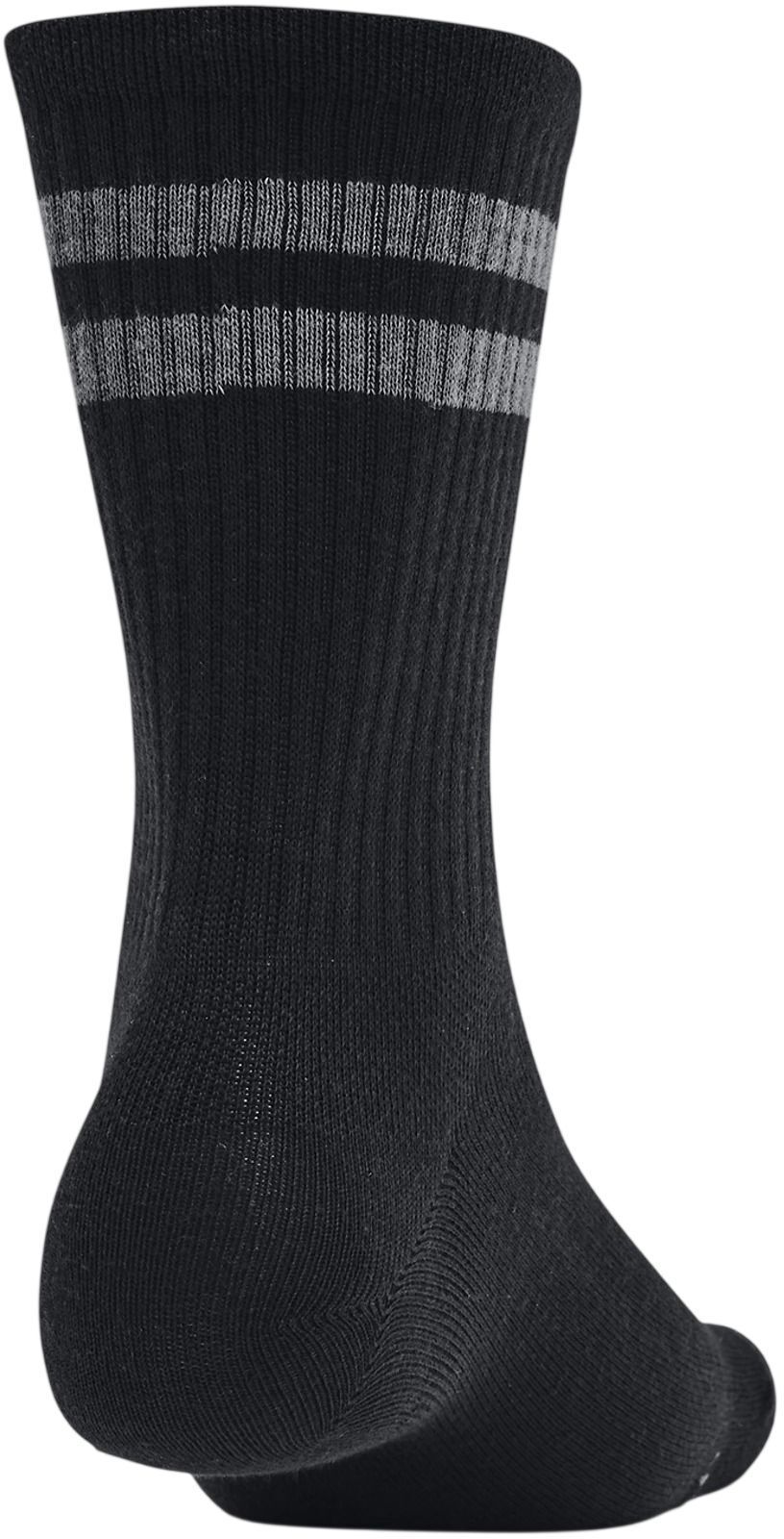 Набор носков Under Armour Essential 6pk Crew 1387058-001 L 6 шт. черные фото 
