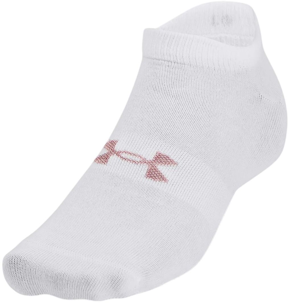 Набо носков Under Armour Essential No Show 3pk 1361459-100 M 3 шт. белые фото 