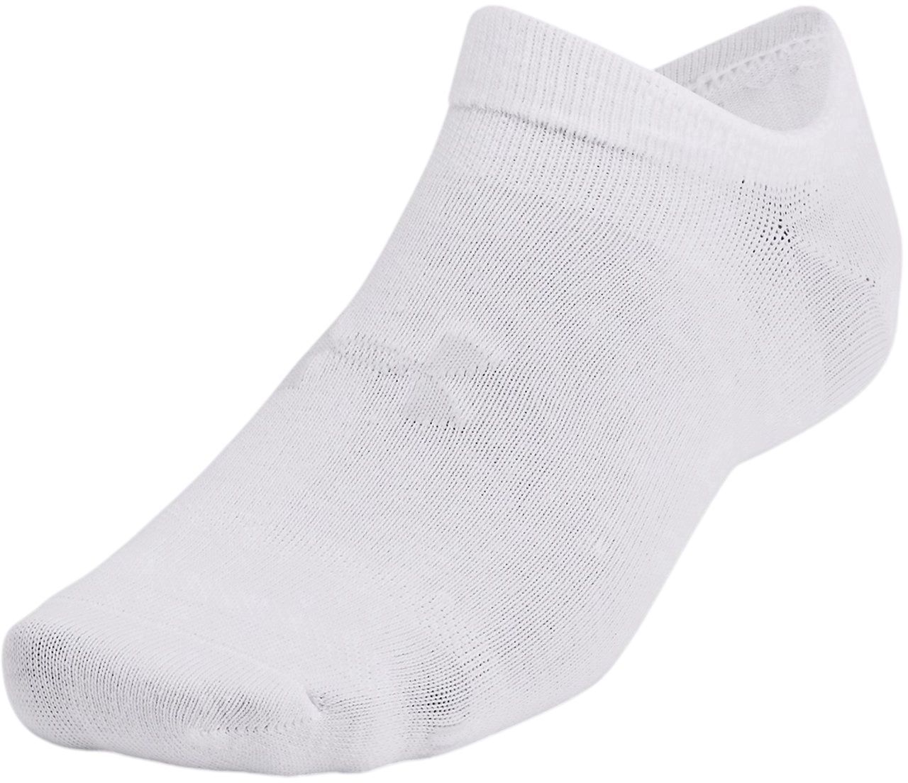 Набор носков Under Armour Essential No Show 6pk 1382611-100 XL 6 шт. белые фото 