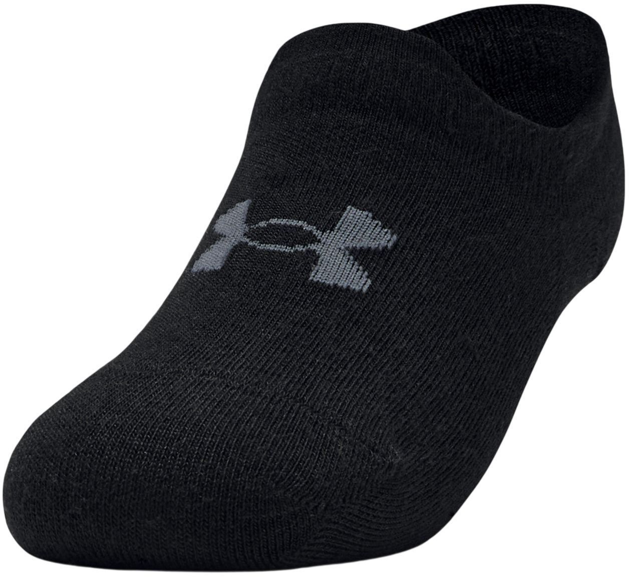 Набор носков Under Armour Essential UltraLowTab 3pk 1351784-002 M 3 шт. черные фото 2