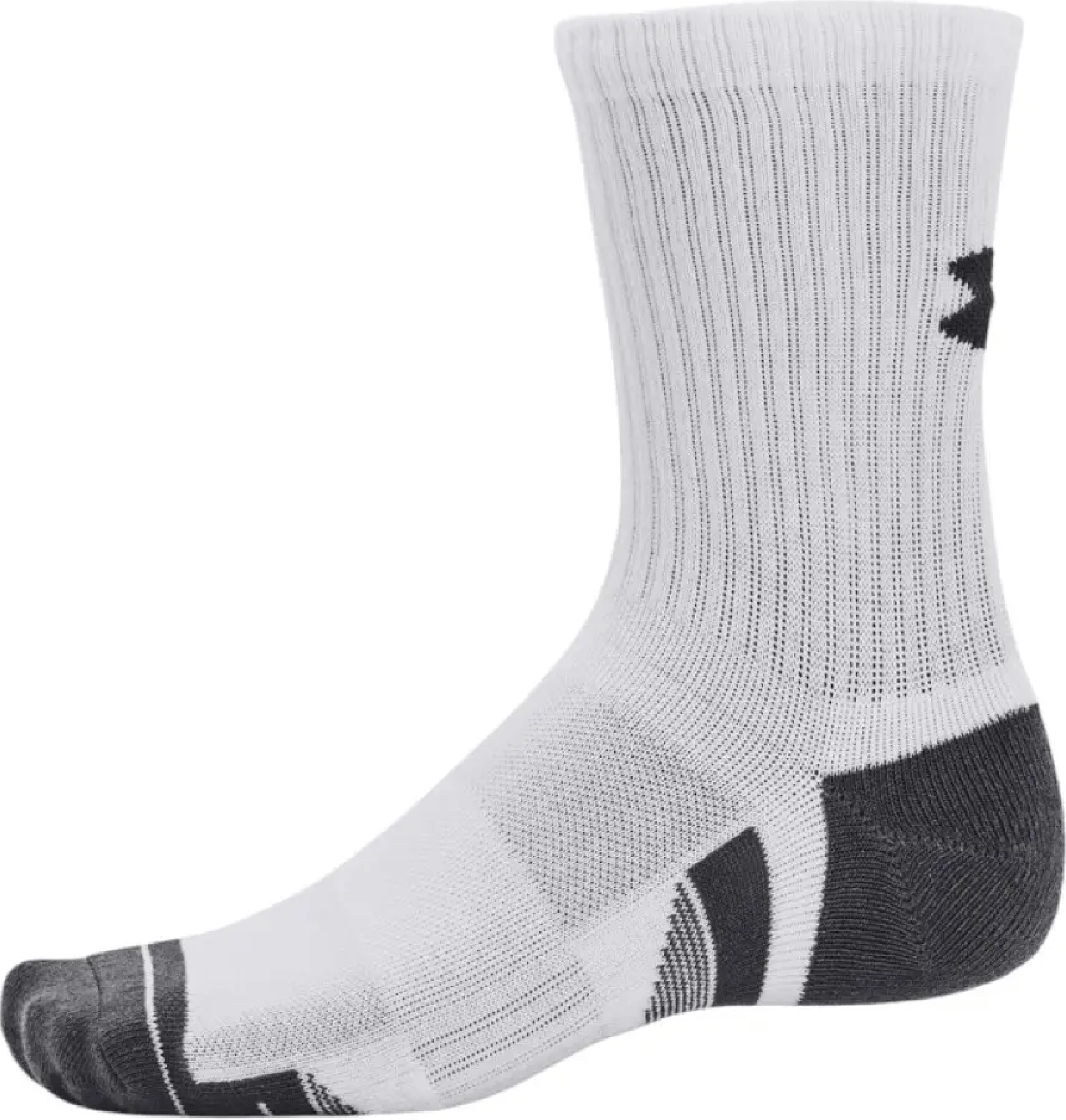 Носки Under Armour Performance Cotton 3p Mid 1379530-100 XL белые фото 2
