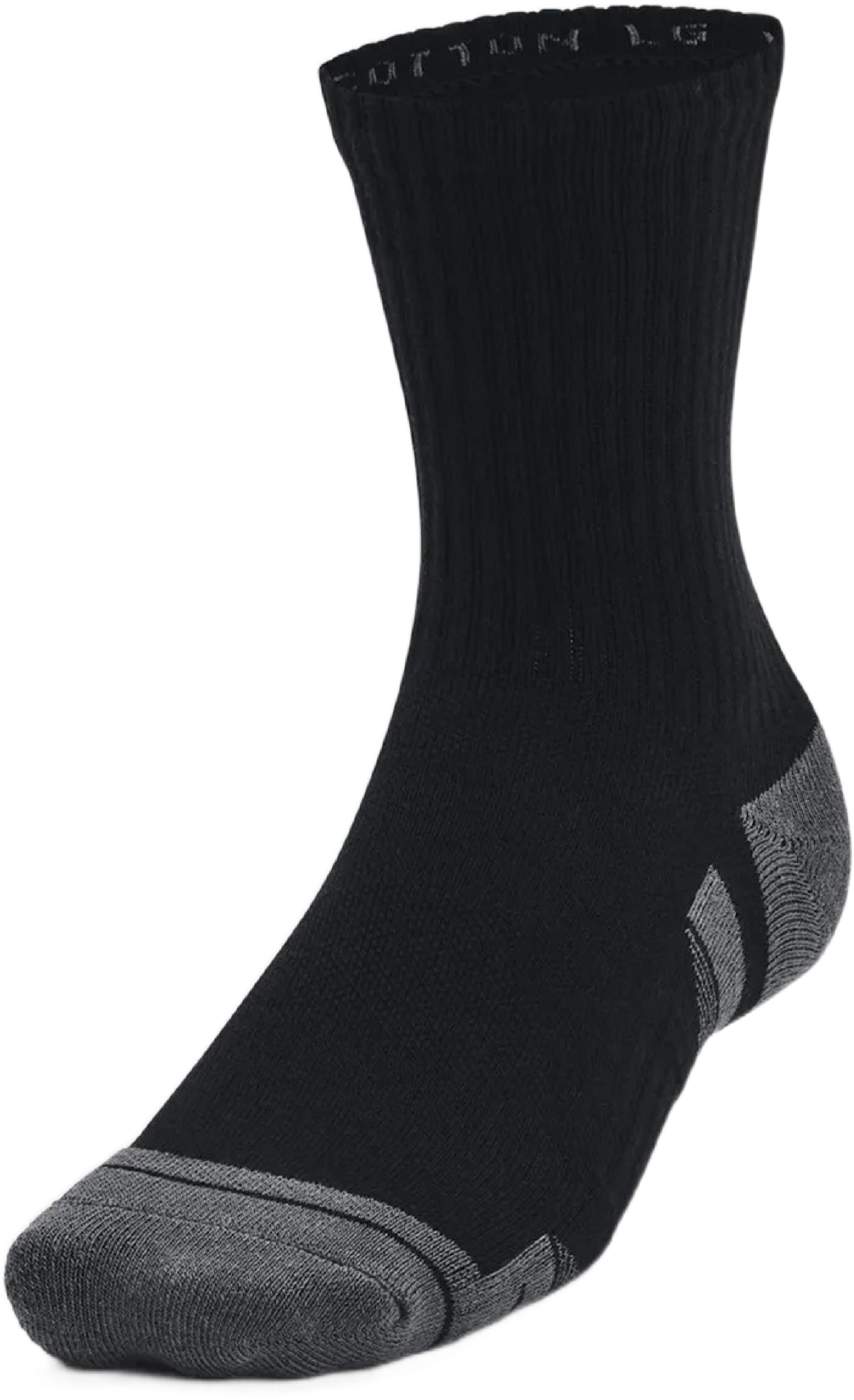 Носки Under Armour Performance Cotton 3p Mid 1379530-001 XL черные фото 