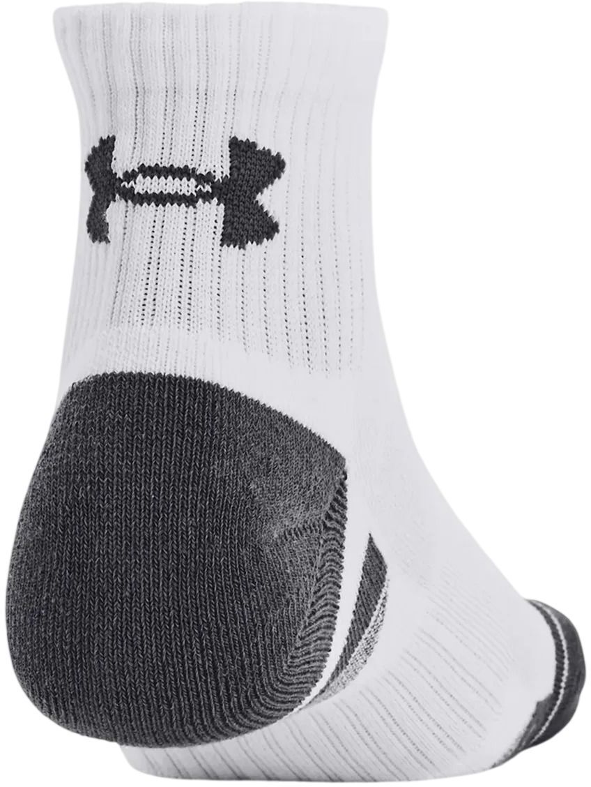Носки Under Armour Performance Cotton 3p Qtr 1379528-100 L белые фото 