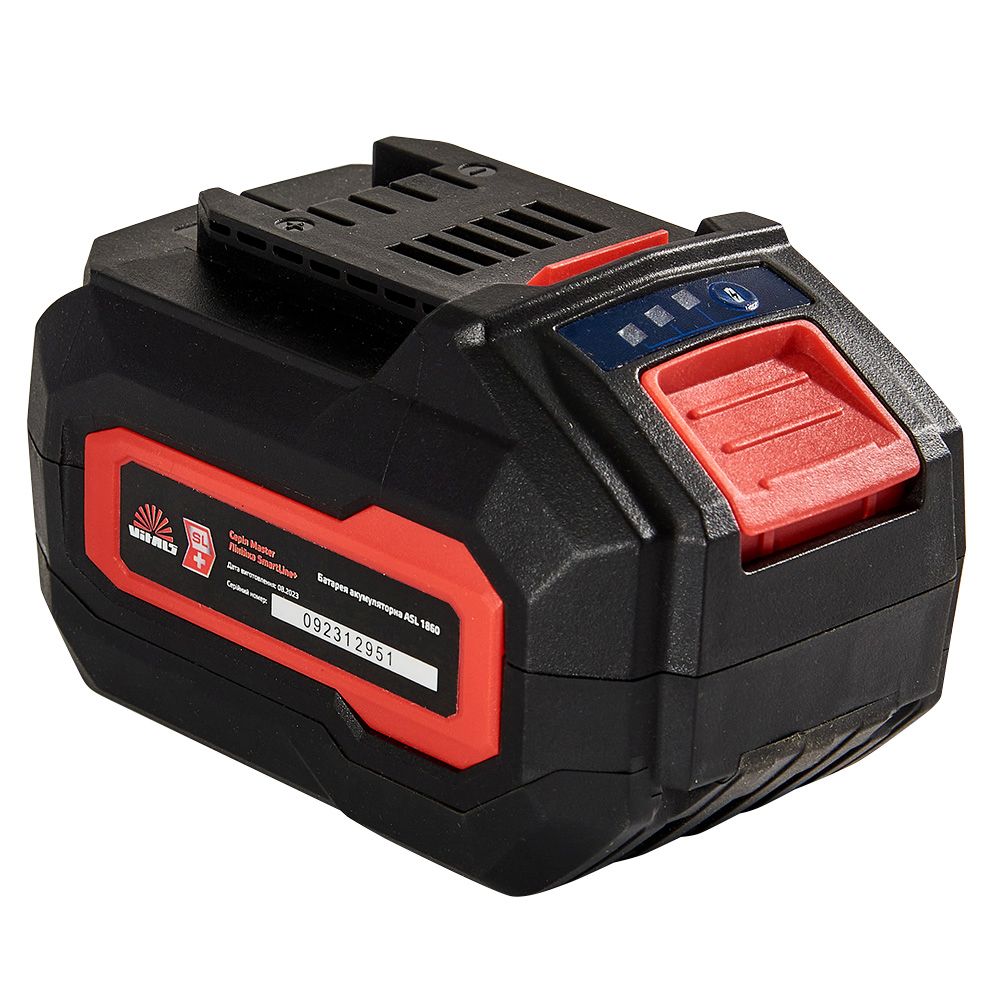 Аккумулятор Vitals Master ASL 1860 SmartLine+ 18В 6.0А·час (184457) фото 