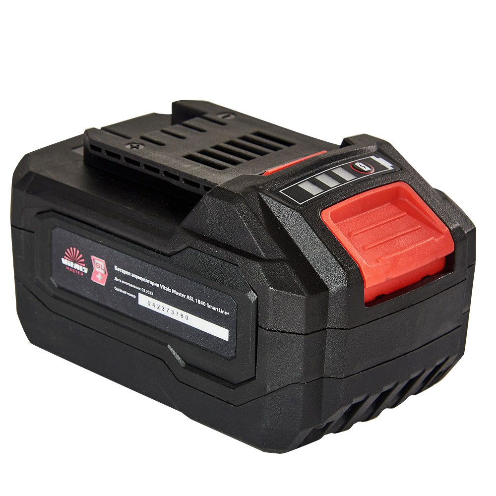 Аккумулятор Vitals Master ASL 1840 SmartLine+ 18В 4.0А·час (184456) фото 