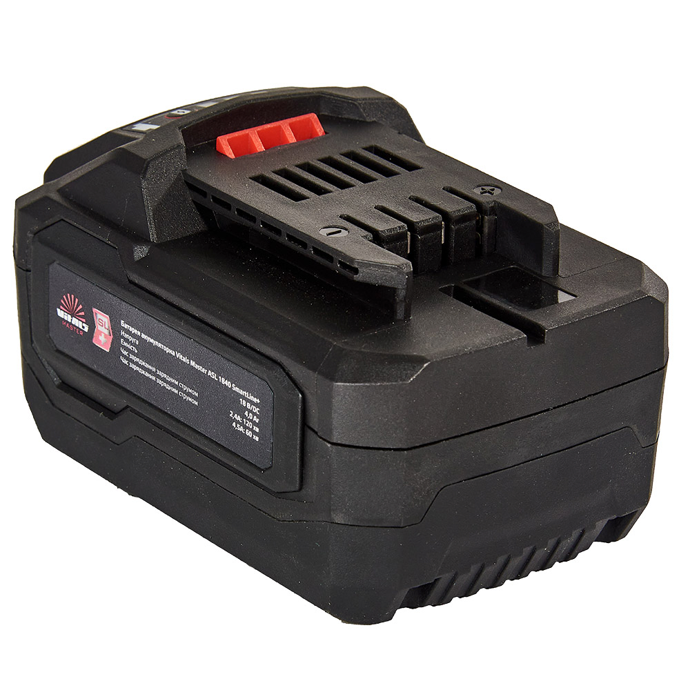 Аккумулятор Vitals Master ASL 1840 SmartLine+ 18В 4.0А·час (184456) фото 