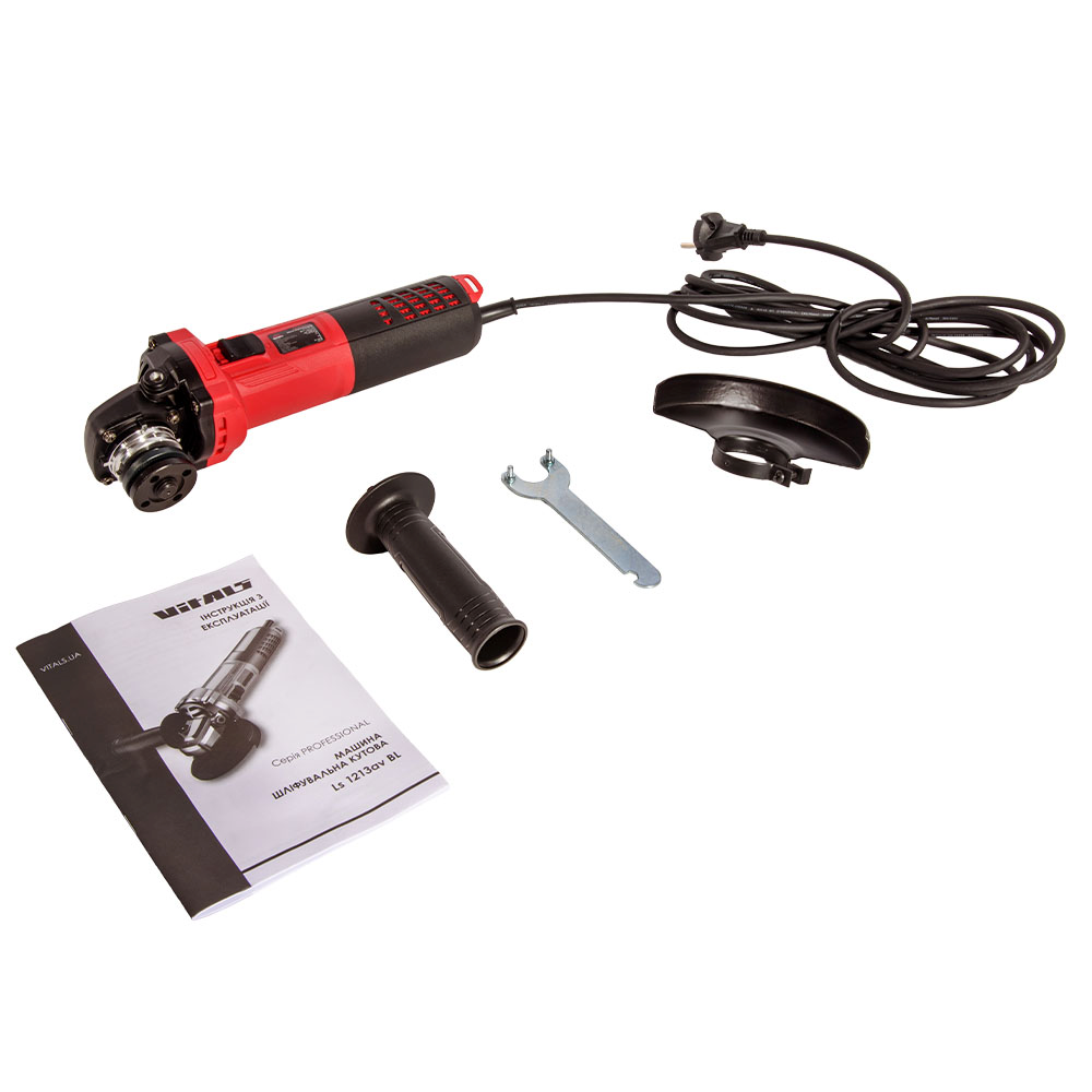 Шлифмашина угловая Vitals Professional Ls 1213av BL 1300В (235982) фото 