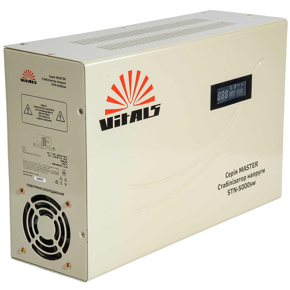 Стабилизатор напряжения Vitals Master STN-5000sw 3000 Вт (246603) фото 