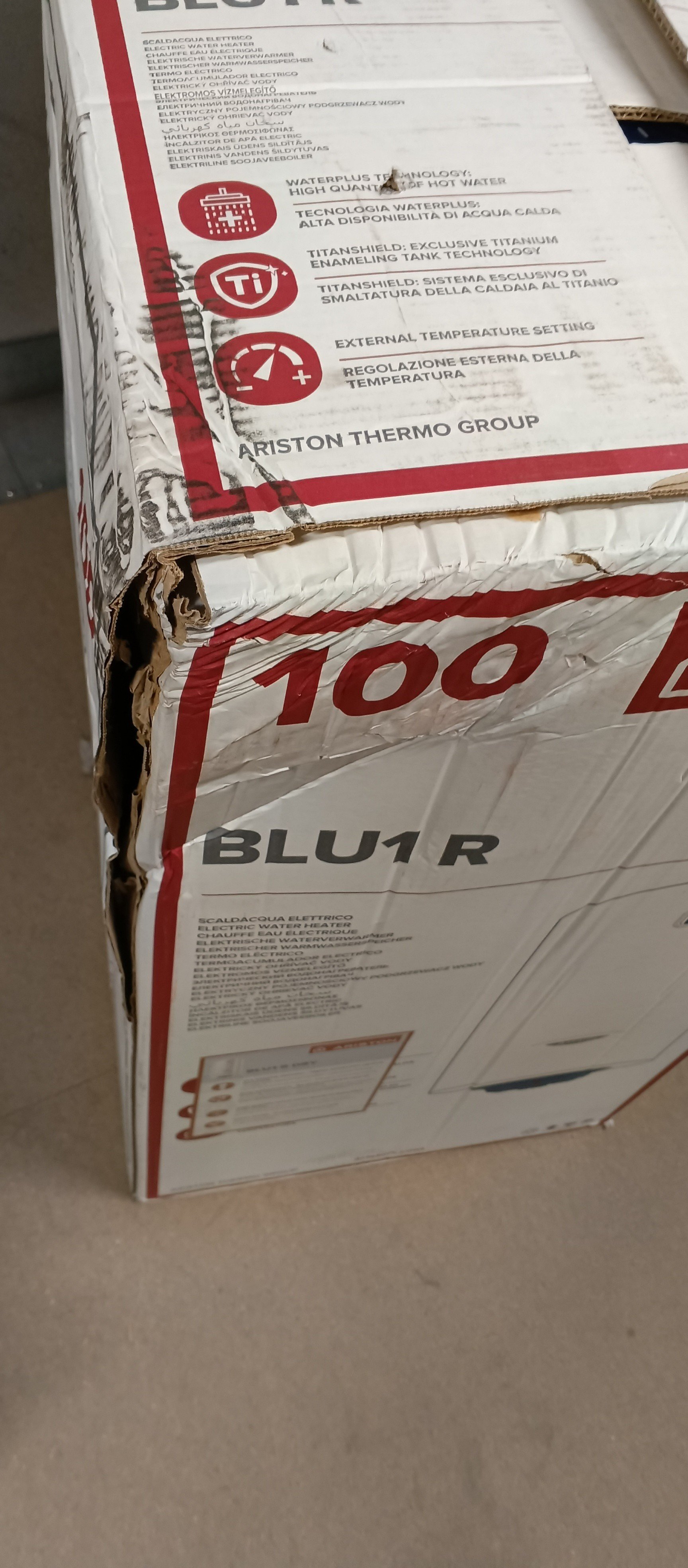 Бойлер Ariston BLU1 R 100V 1,5K PL DRY 3201455_Saleфото