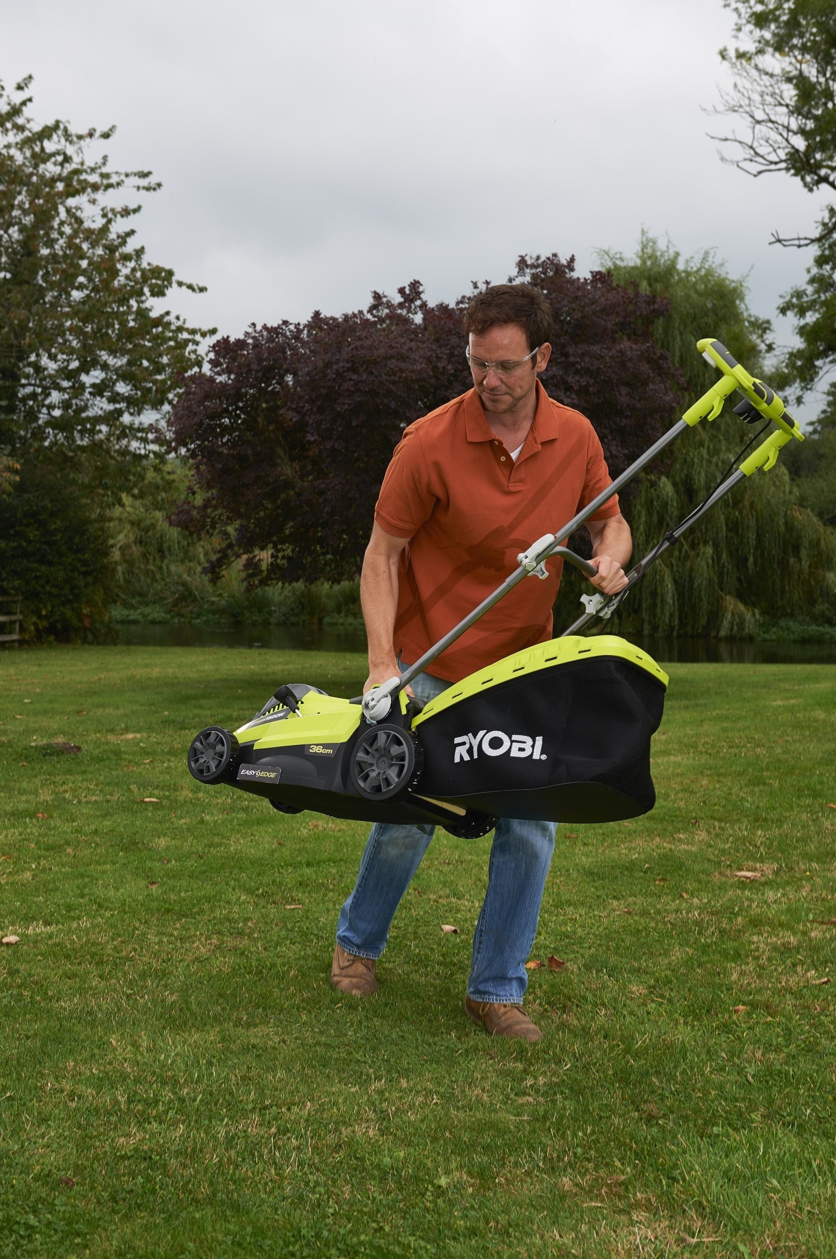 Газонокосилка электрическая Ryobi RLM15E36H 1500Вт 45л 5133002345_55 фото 