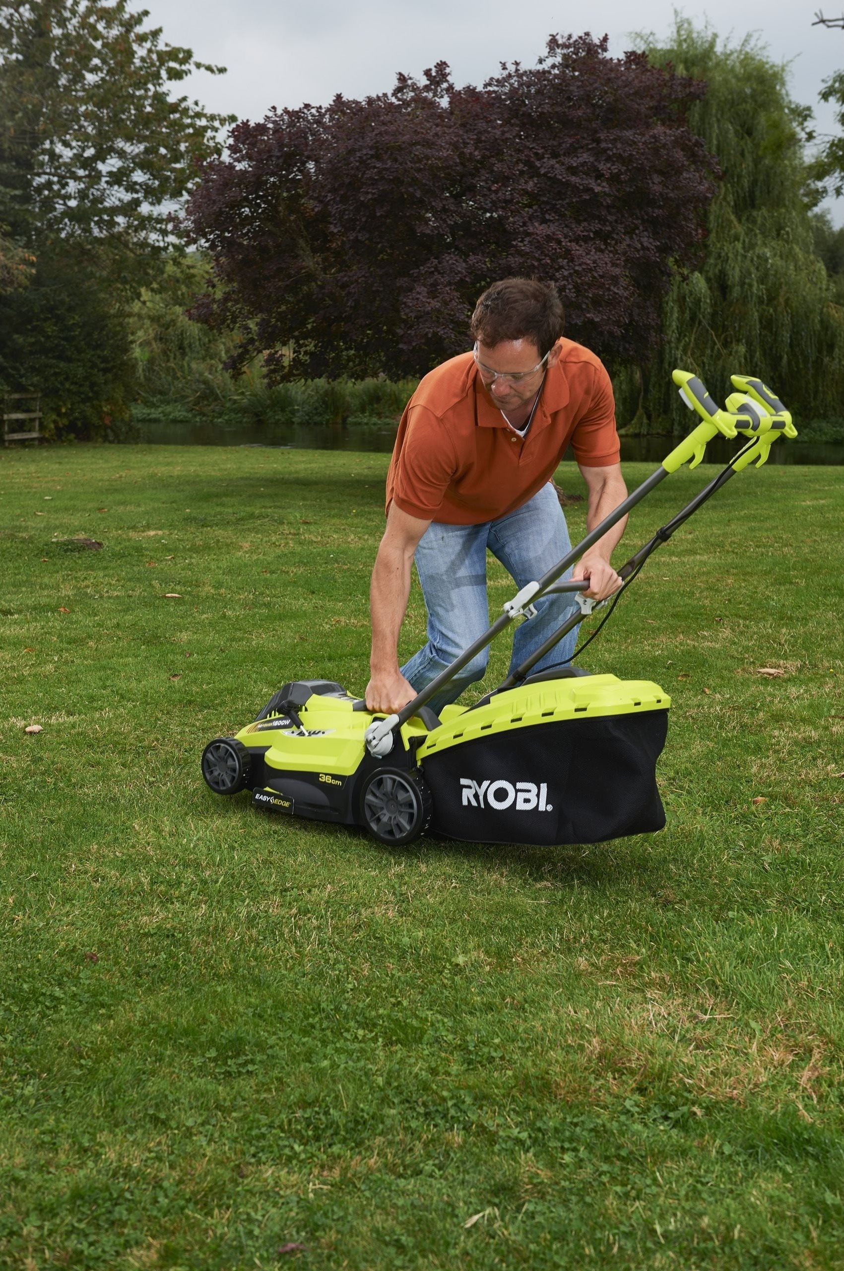 Газонокосилка электрическая Ryobi RLM15E36H 1500Вт 45л 5133002345_55 фото 