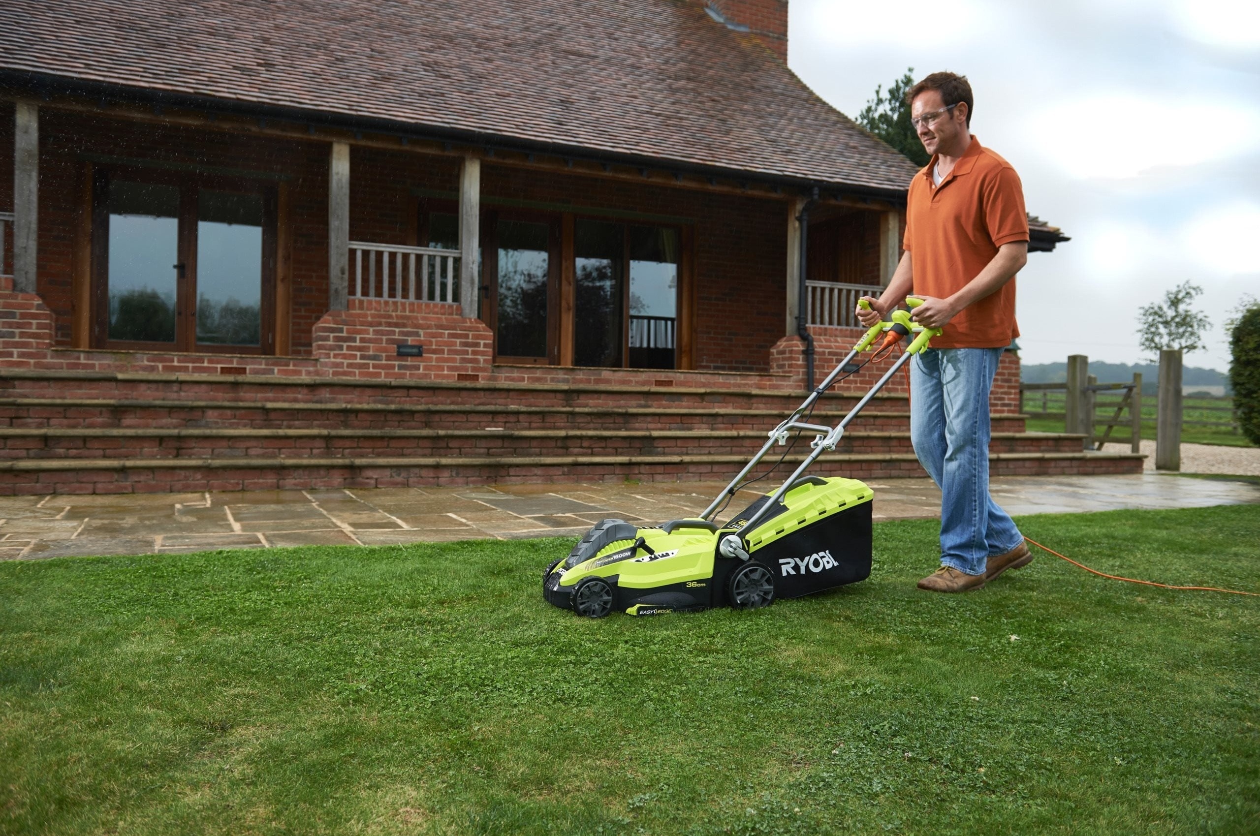 Газонокосилка электрическая Ryobi RLM15E36H 1500Вт 45л 5133002345_55 фото 