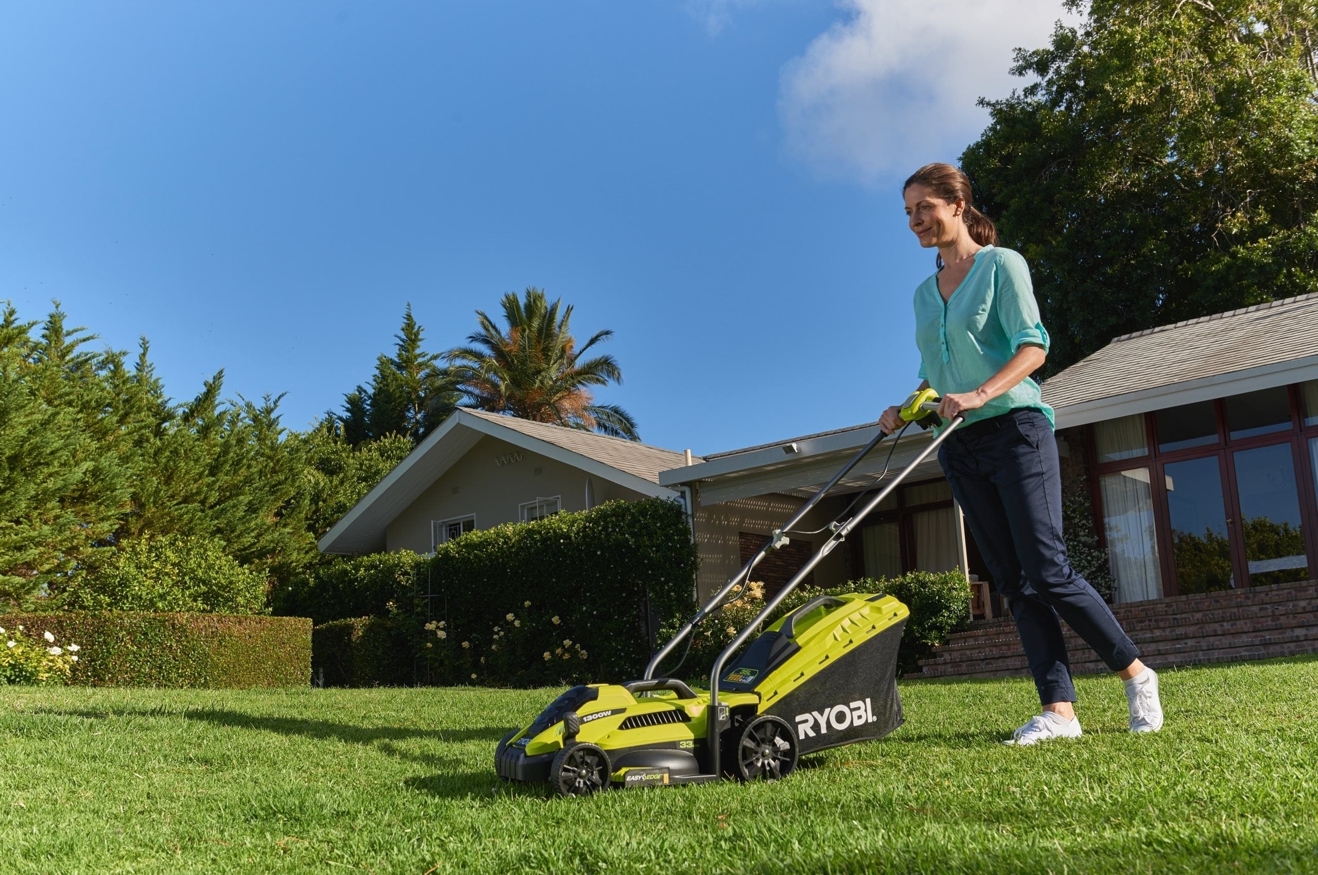 Газонокосилка электрическая Ryobi RLM13E33S 1300Вт 35л 5133002343_44 фото 