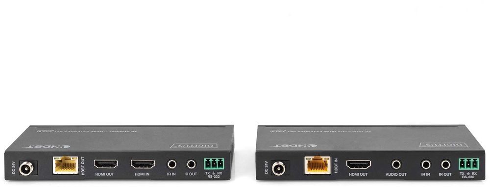 Набор удлинителей DIGITUS HDMI, HDBaseT, UHD 4K2K@60Гц (CАТ6А,7,8) 150м (DS-55508) фото4