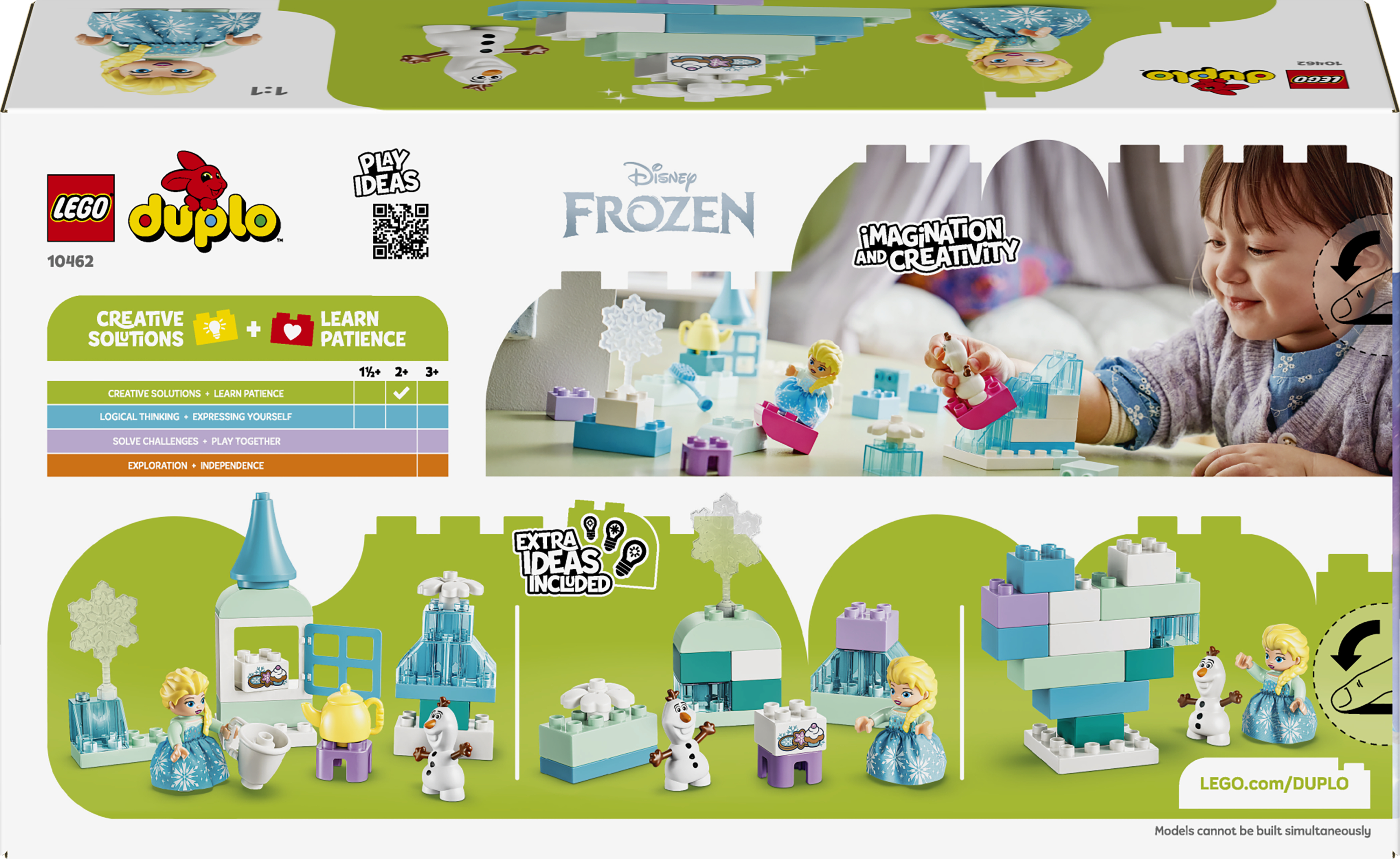 LEGO 10462 DUPLO Коробка для творчого конструювання Крижане серце з Ельзою й Олафомфото