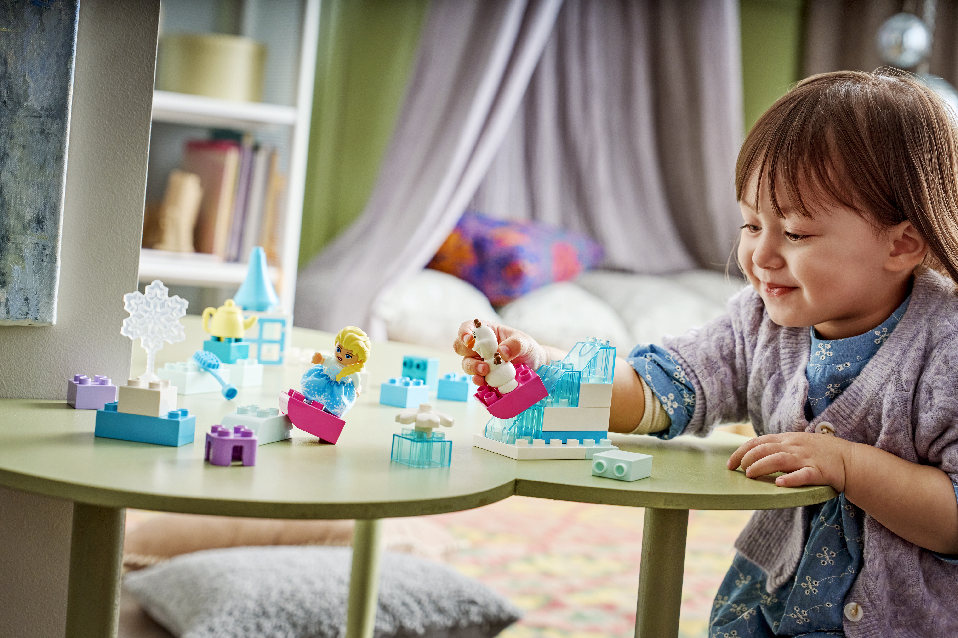 LEGO 10462 DUPLO Коробка для творчого конструювання Крижане серце з Ельзою й Олафомфото