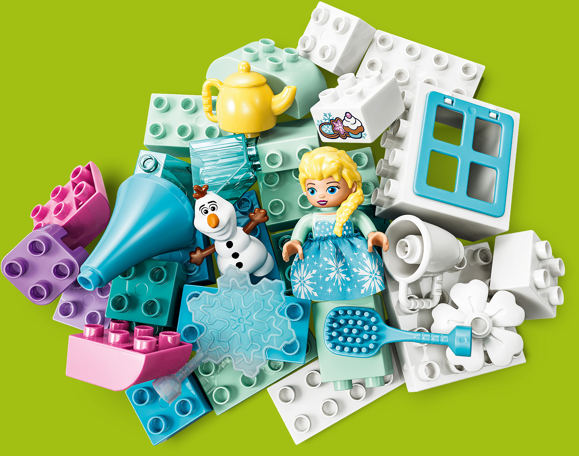 LEGO 10462 DUPLO Коробка для творчого конструювання Крижане серце з Ельзою й Олафомфото