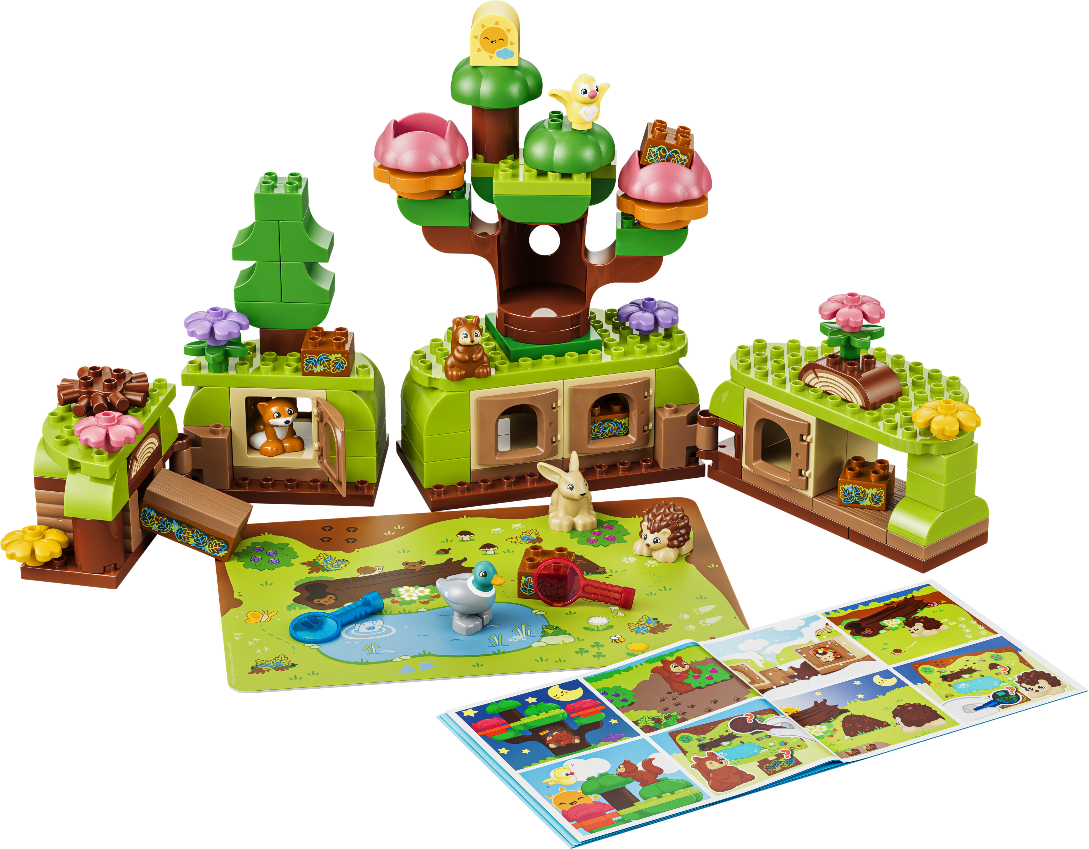 LEGO 10480 DUPLO Лес открытий с дикими животными фото 2