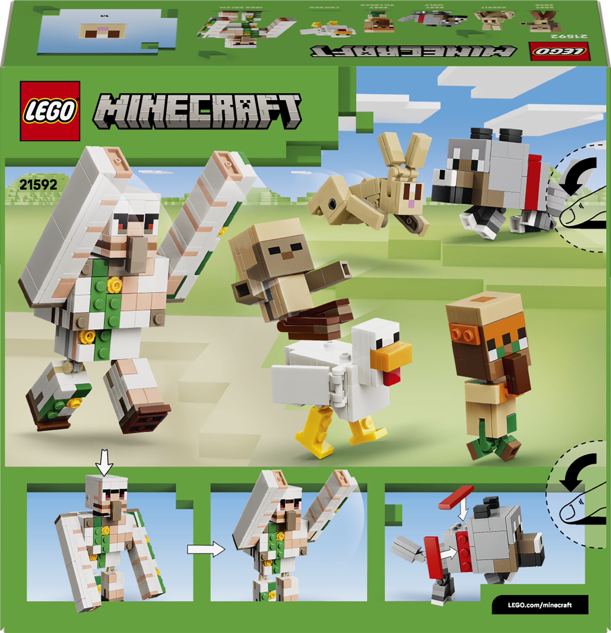 LEGO 21592 Minecraft Куриный Жокей: атака в пустыне фото 