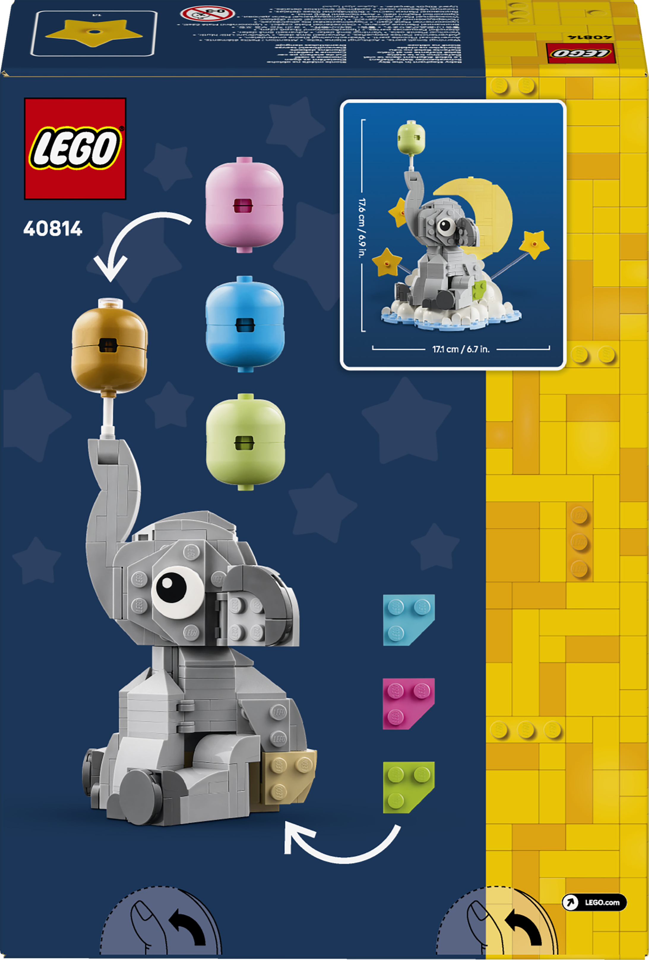 LEGO 40814 Iconic Слонёнок в небе фото 