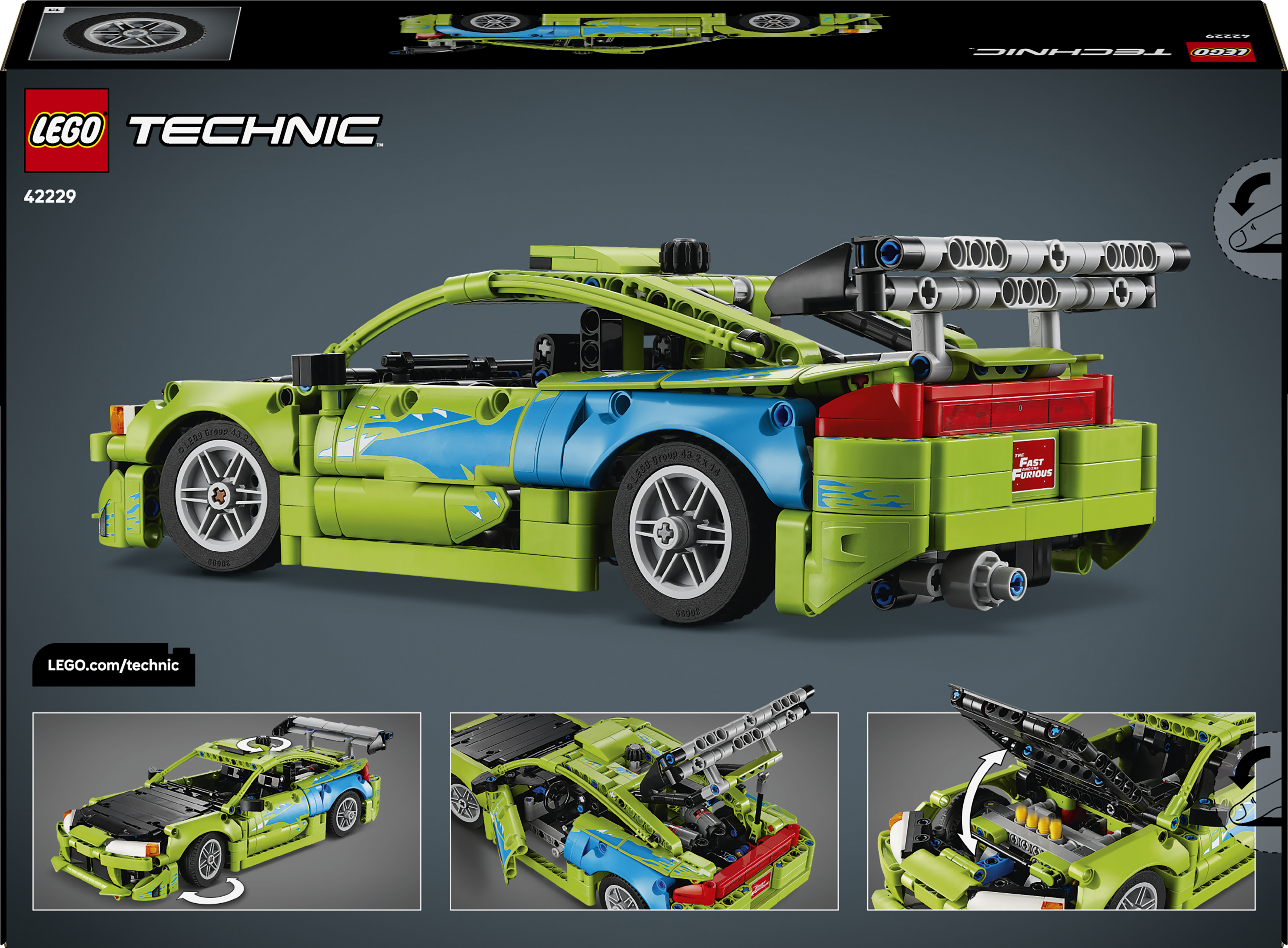 LEGO 42229 Technic Форсаж Автомобиль Mitsubishi Eclipse фото 