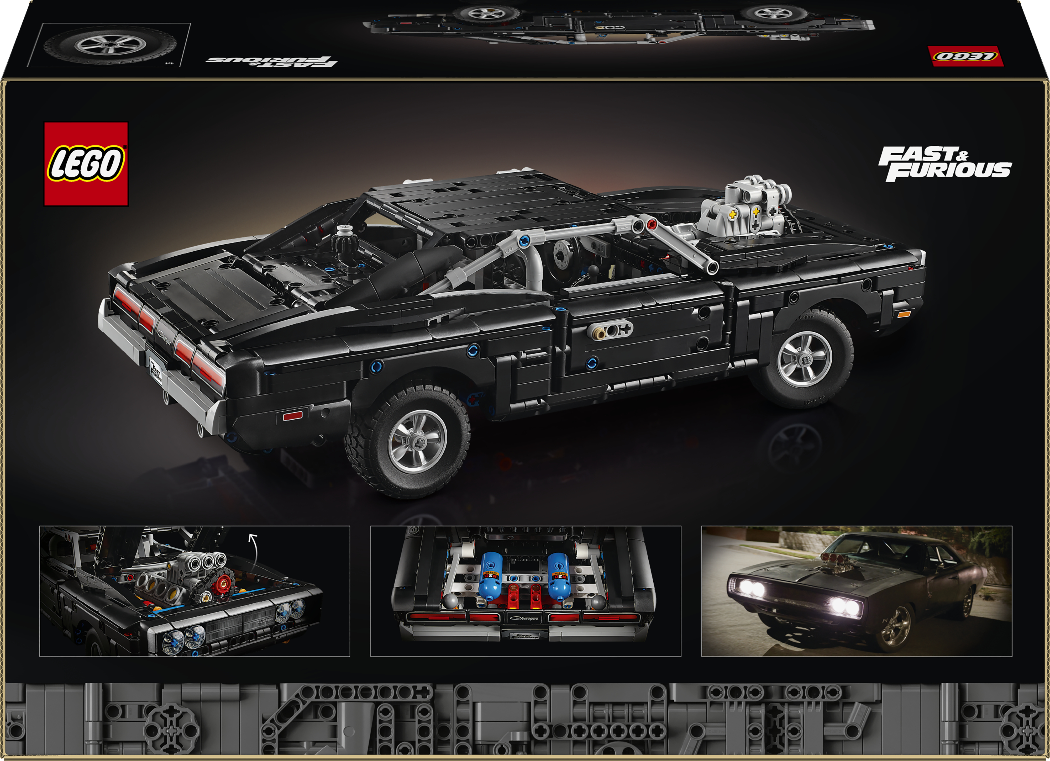LEGO 42231 Technic Форсаж Автомобиль Dodge Charger R/T фото 12