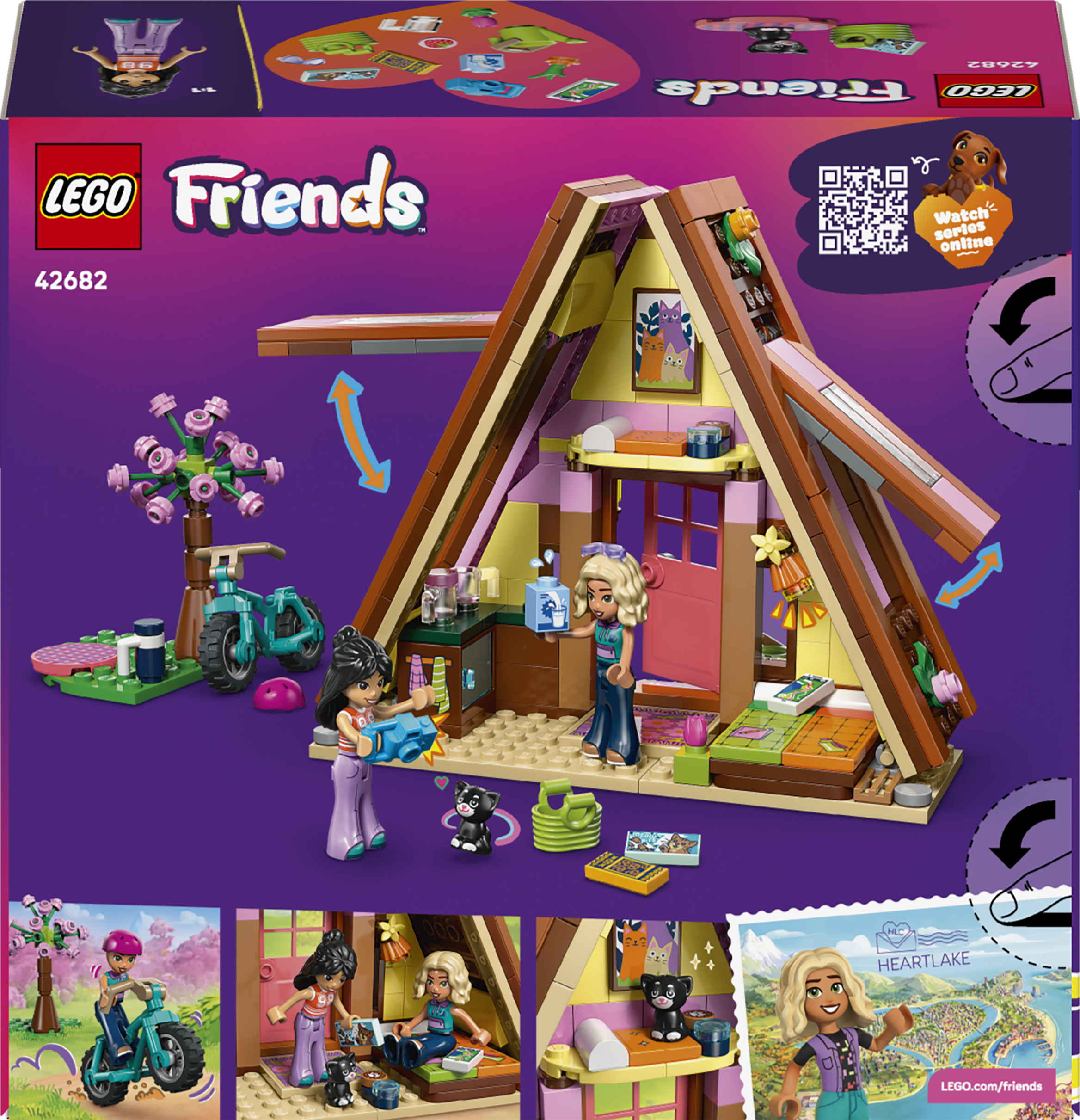 LEGO 42682 Friends Домик для кемпинга на природе фото 